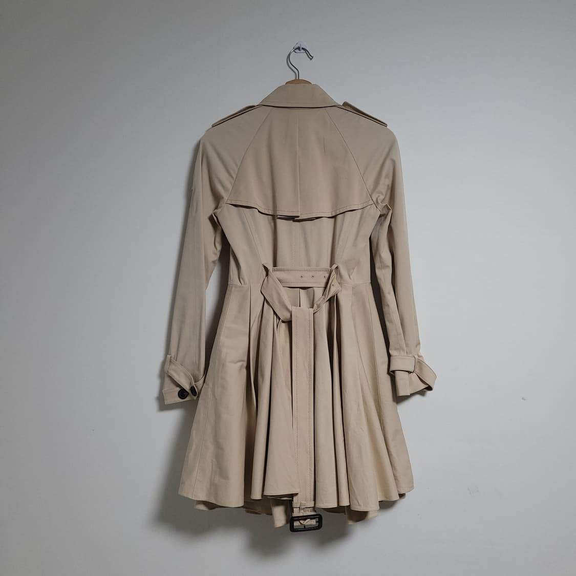 (S) 질스튜어트 베이지 트렌치 코트 상품이미지6