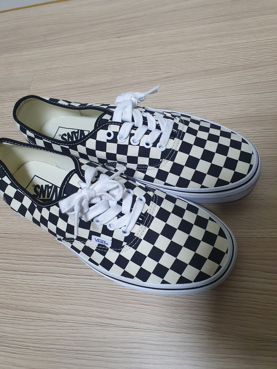 반스 어센틱 체커보드 스니커즈 285 상품이미지8