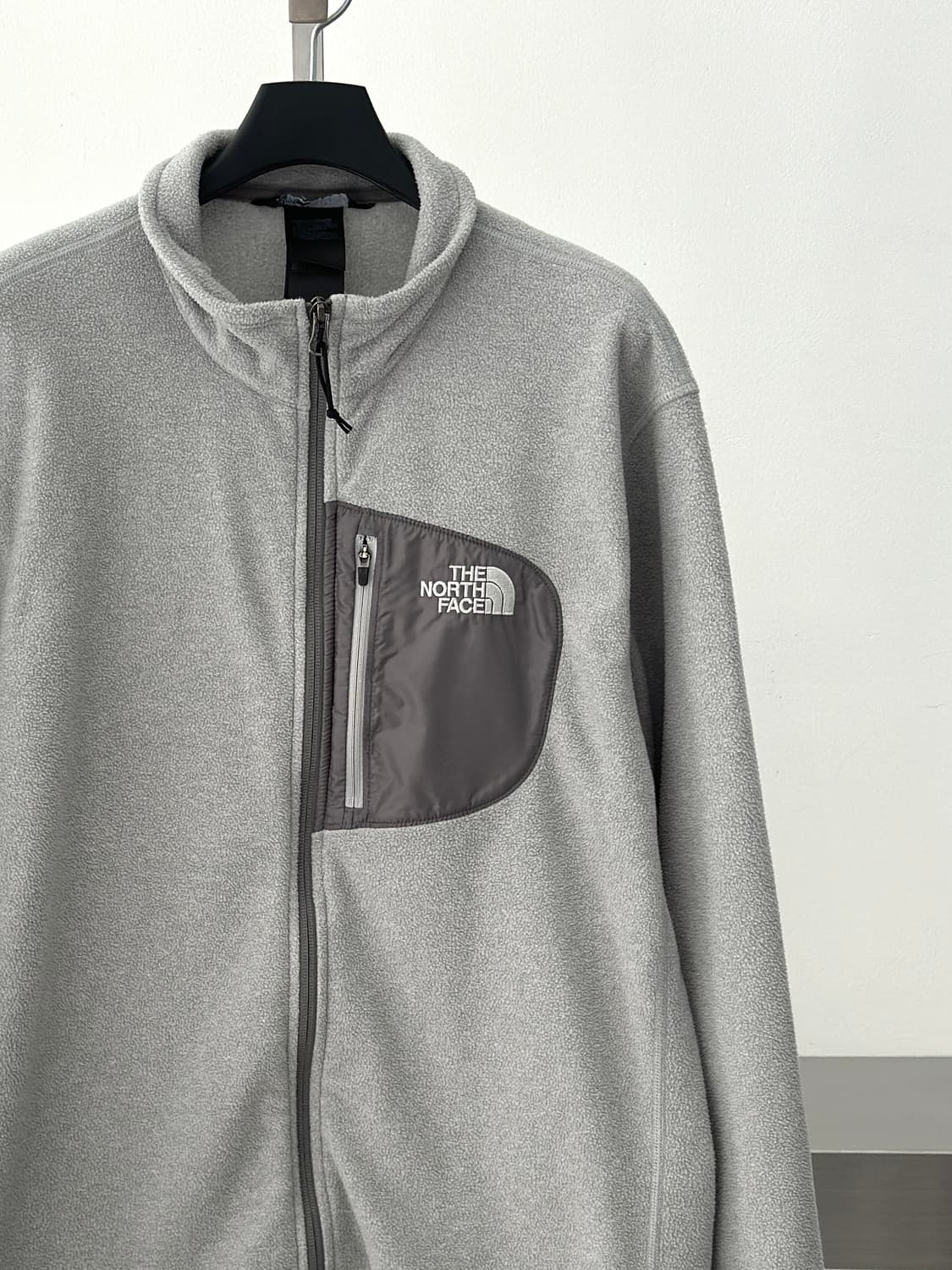 노스페이스 그레이 포켓 플리스 집업  상품이미지5