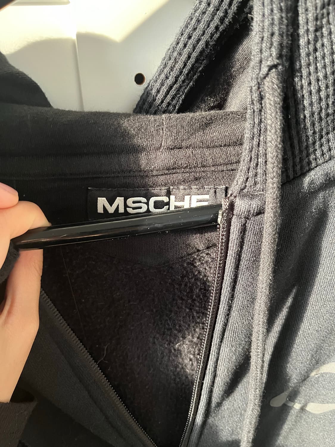 미스치프 와플 후드집업 상품이미지3