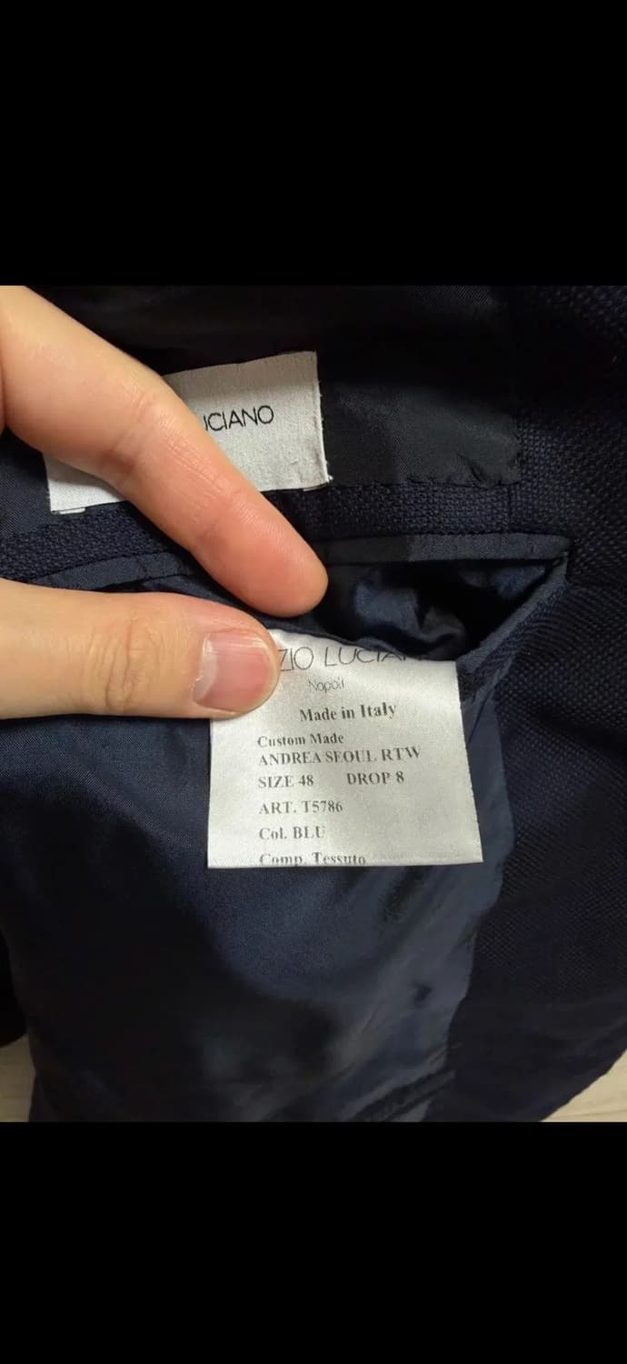 오라치오 루치아노 네이비 자켓 48 상품이미지3