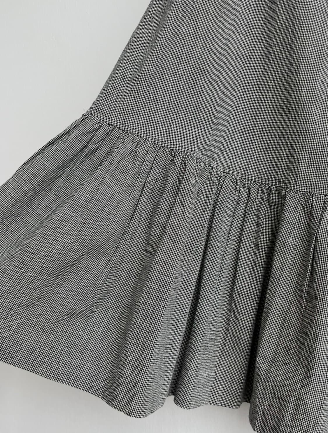 *SALE) 그레이 매듭 플레어 스커트  상품이미지4