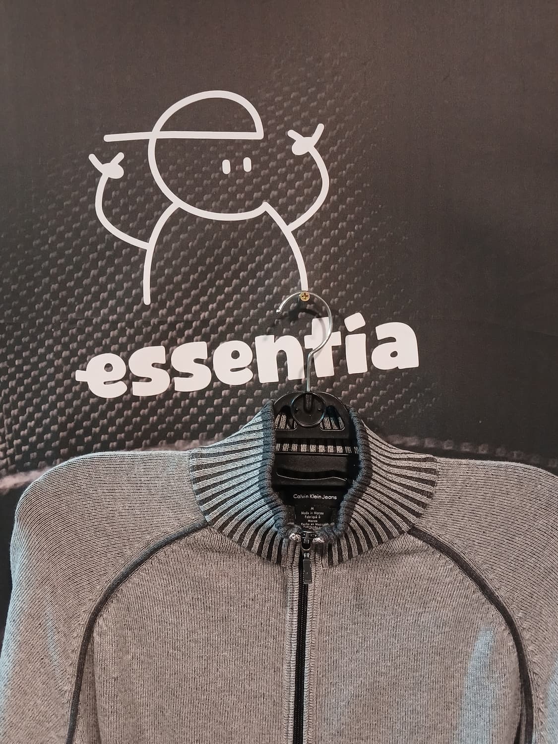 켈빈클라인 하이앤드 니트 집업 상품이미지2