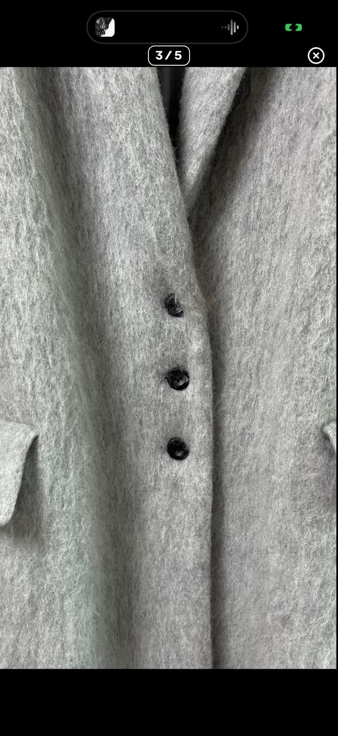 블루브릭 모헤어 코트 상품이미지2