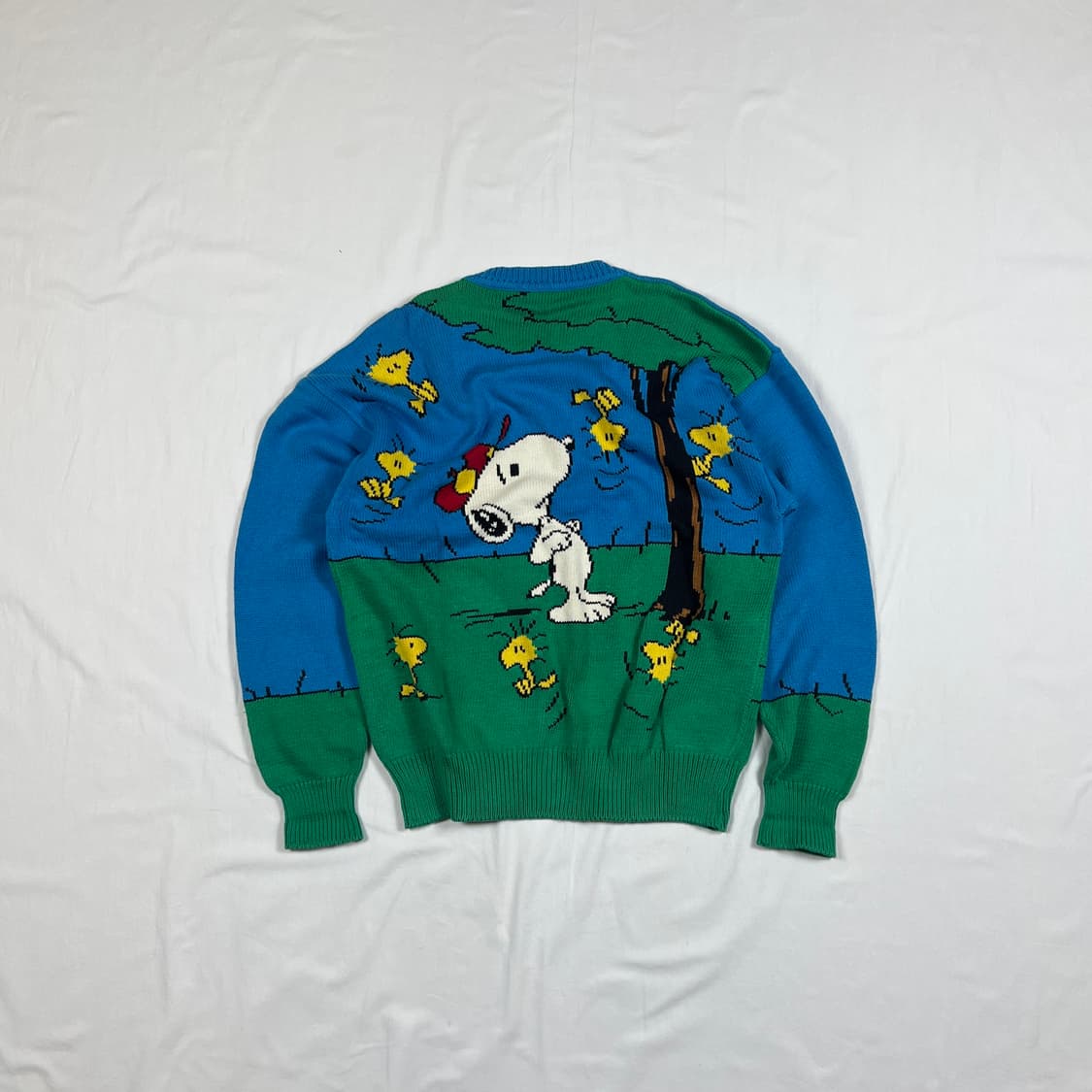 80’s-90‘s 스누피 snoopy 카툰 올프린트 니트 상품이미지6