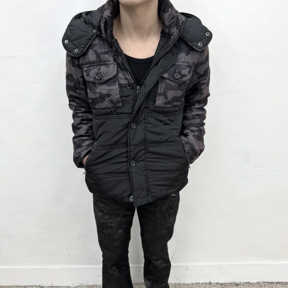 Custom culture camo down jacket 상품이미지1