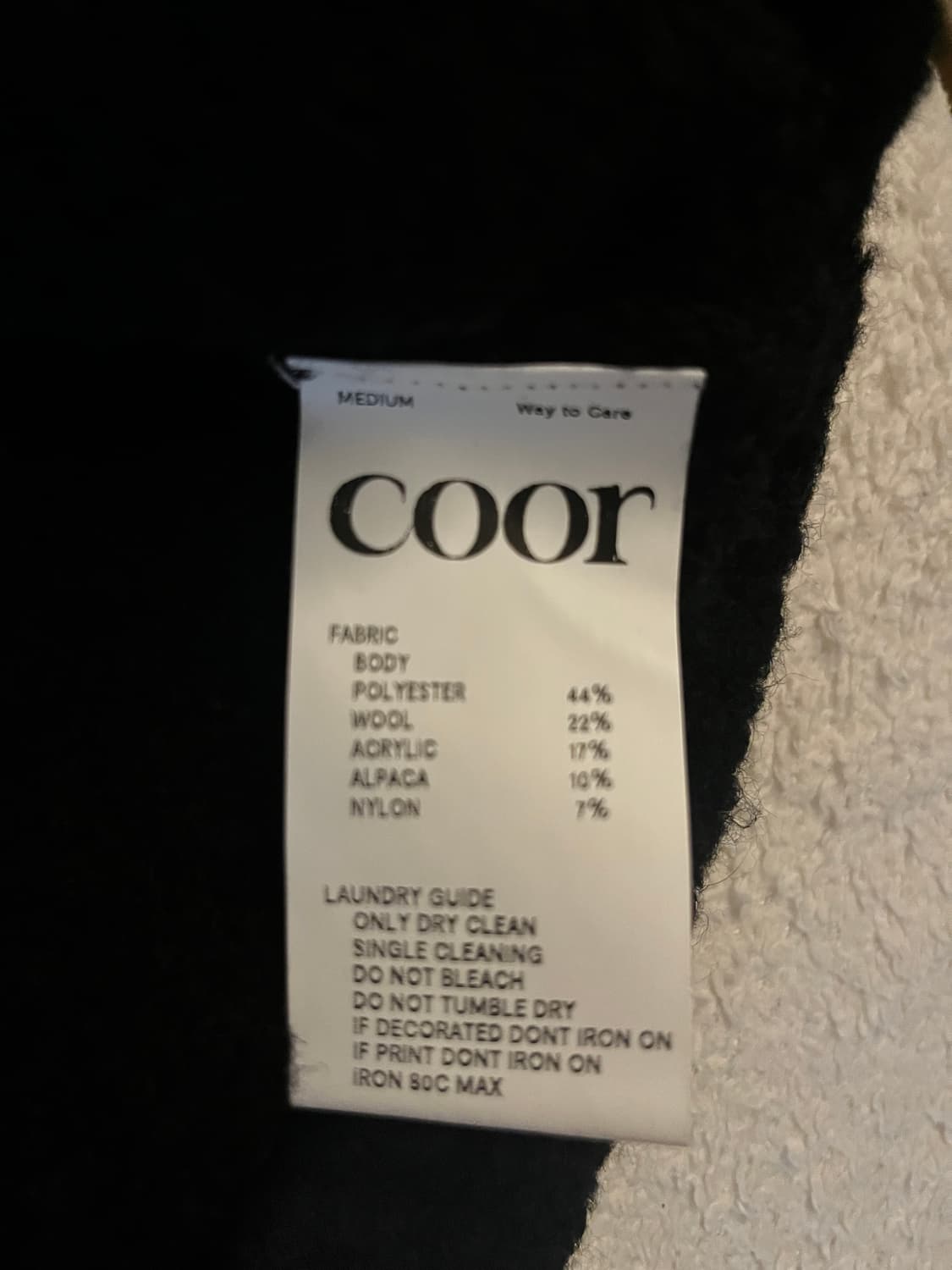 Coor 알파카 후드 니트 상품이미지2