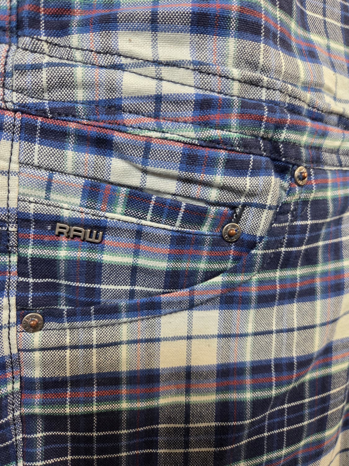 G-Star RAW 체크 롤업 점프수트(S) 상품이미지4