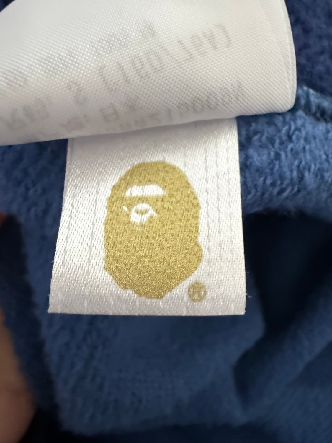 베이프 컬러 카모 샤크 풀 후드 집업 네이비 상품이미지6