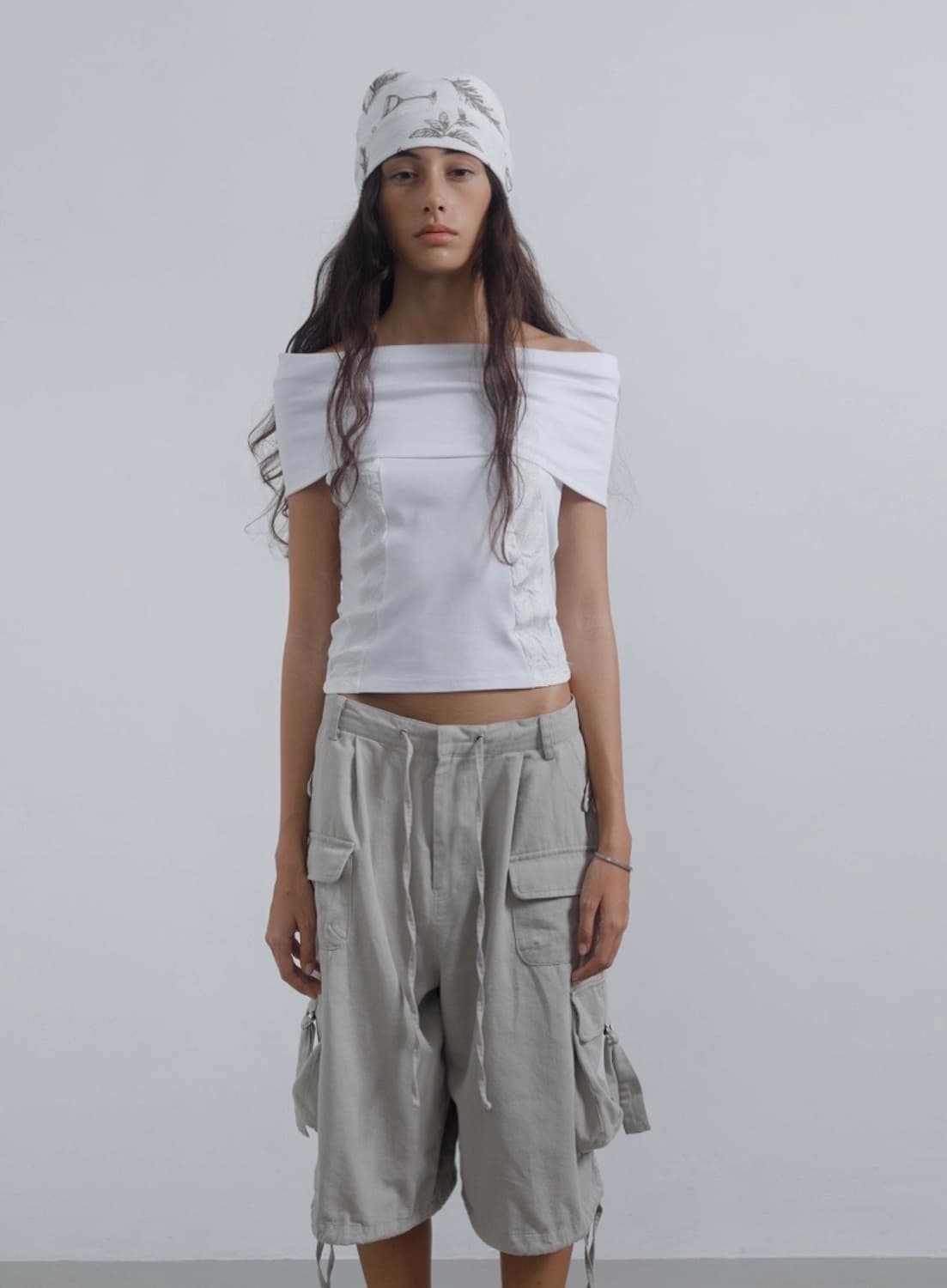 웻태그 2WAY CURVED PANEL TOP WHITE 상품이미지1