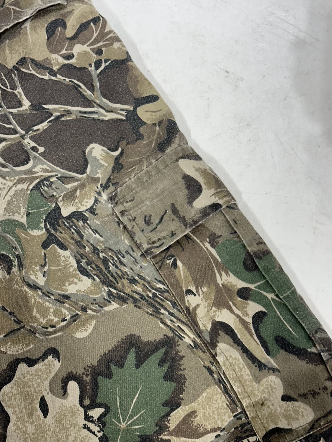 90s 빈티지 베이지 리얼트리 와이드 프린팅 카고 팬츠 헌팅 바지  상품이미지6