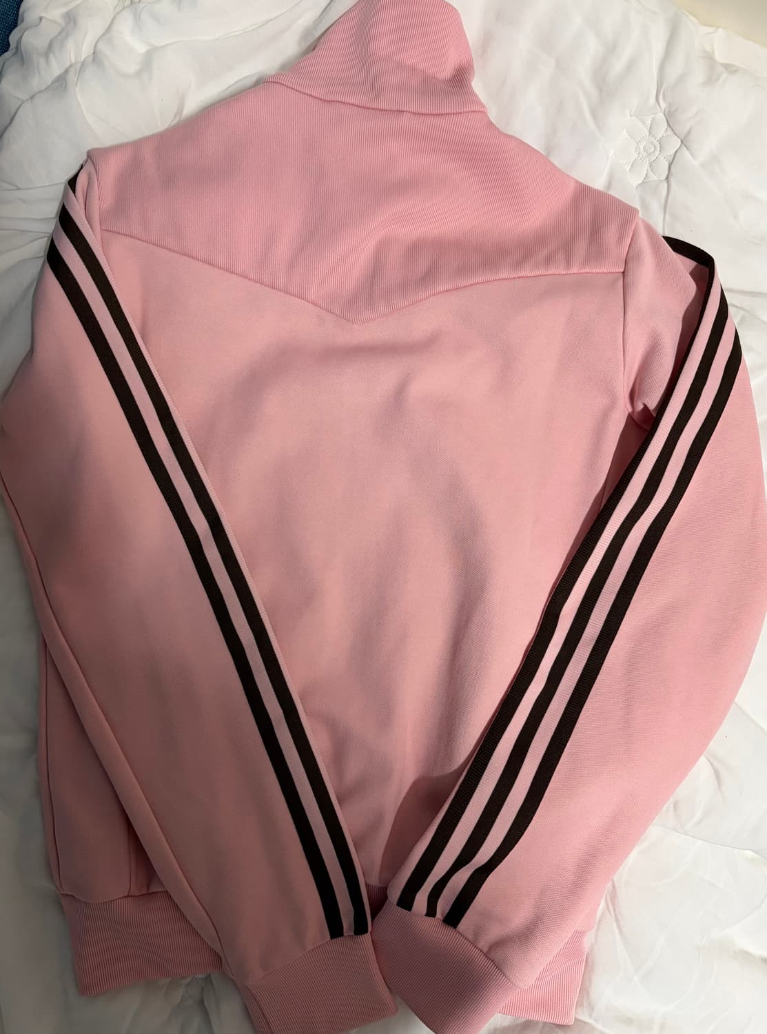 **희귀**아디다스 핑크브라운 져지 S 상품이미지5