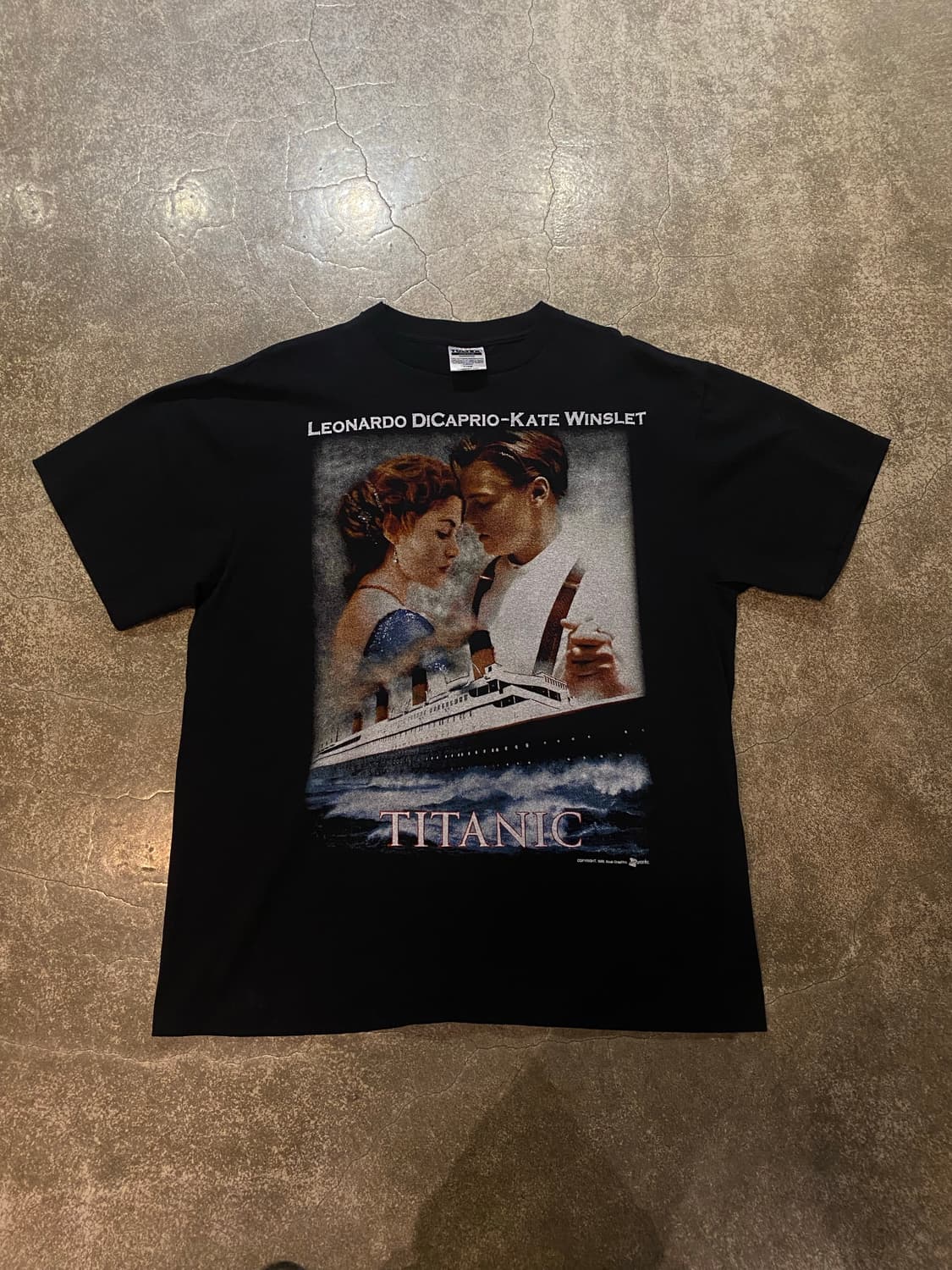 빈티지 타이타닉 프린팅 티셔츠 상품이미지1