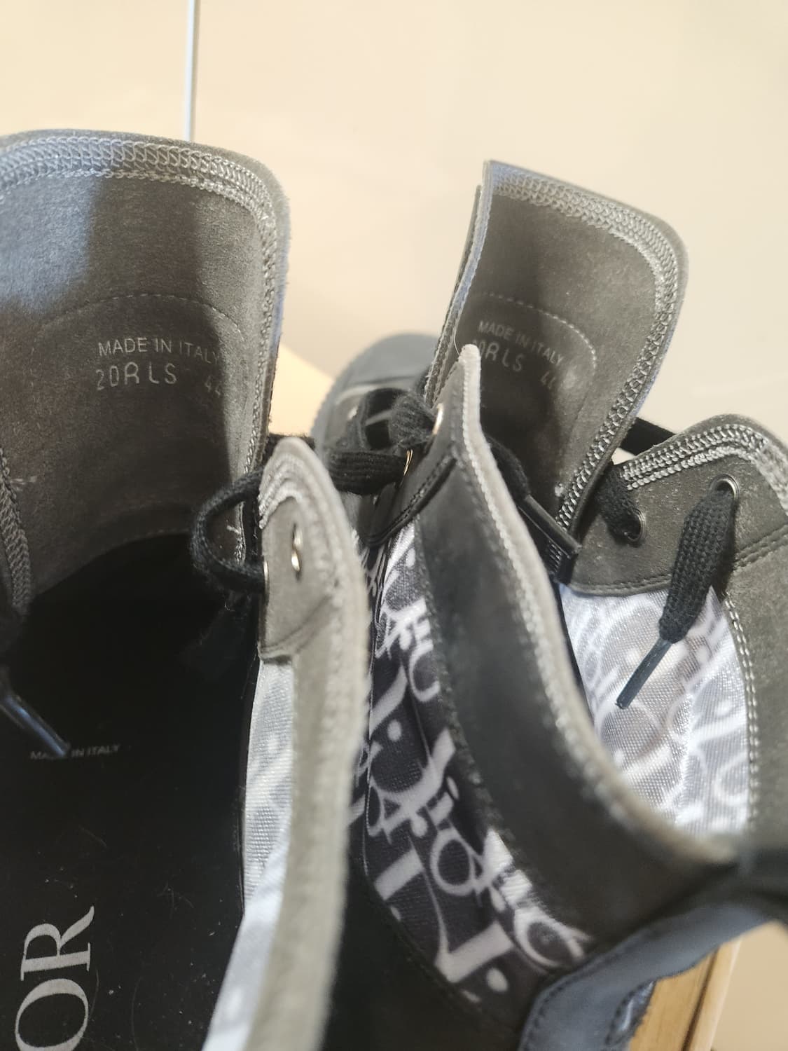 디올 오블리크 B23 하이탑 상품이미지2