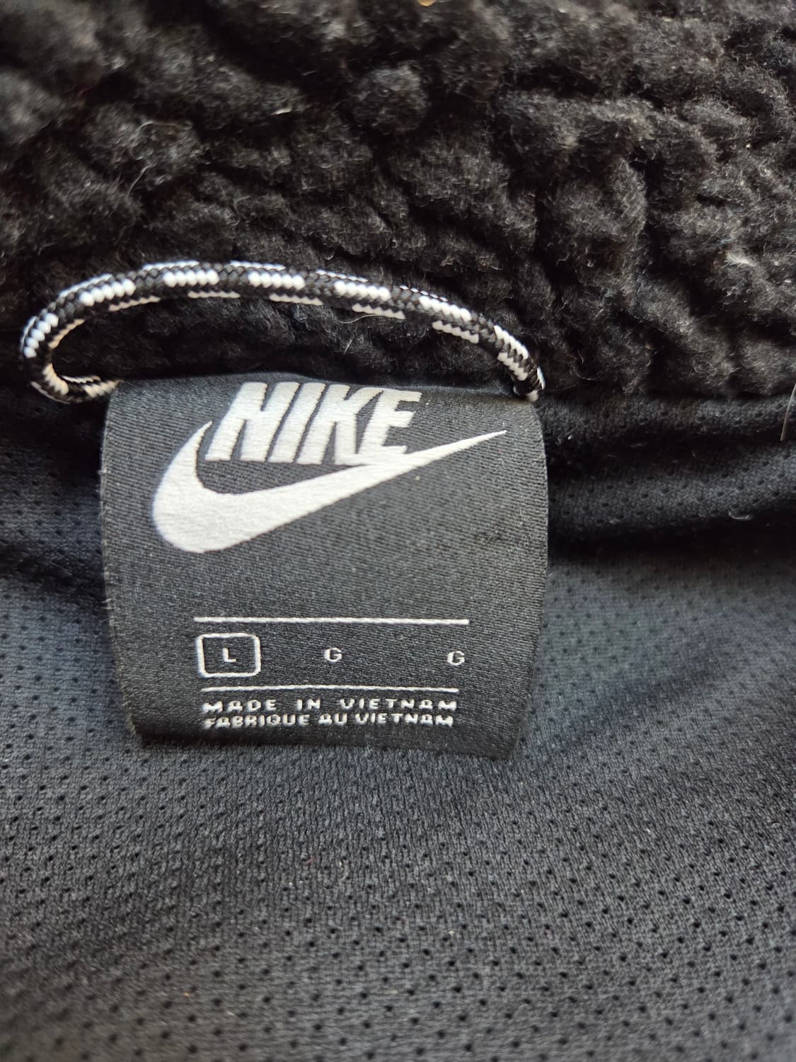 나이키 셰르파 플리스 양털 조끼 L사이즈입니다. 부드러운 셰르파 플리스  상품이미지4