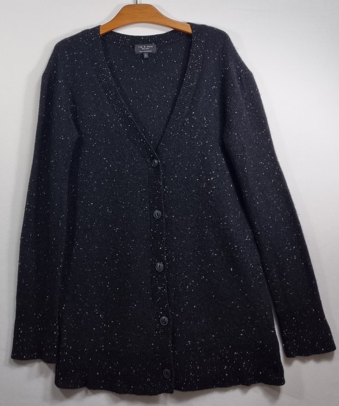 S ) rag&bone 랙앤본 블랙 캐시미어100% 니트 가디건 상품이미지1