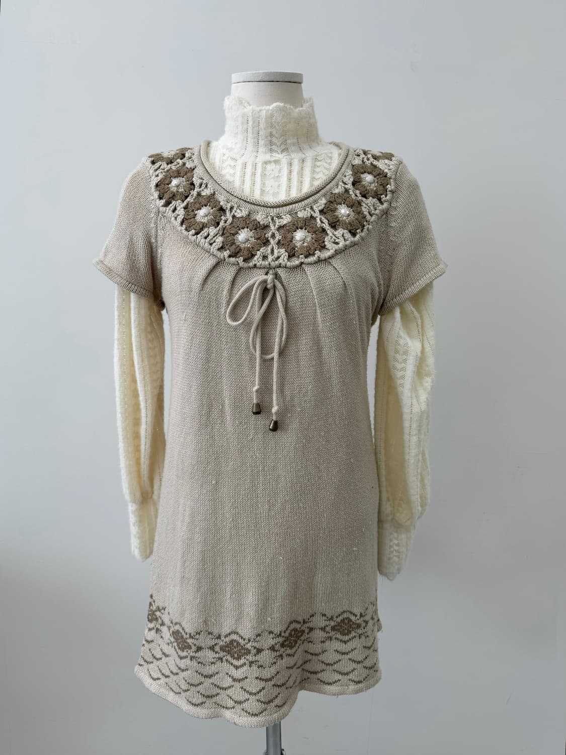 Flower Knit Ops 상품이미지2