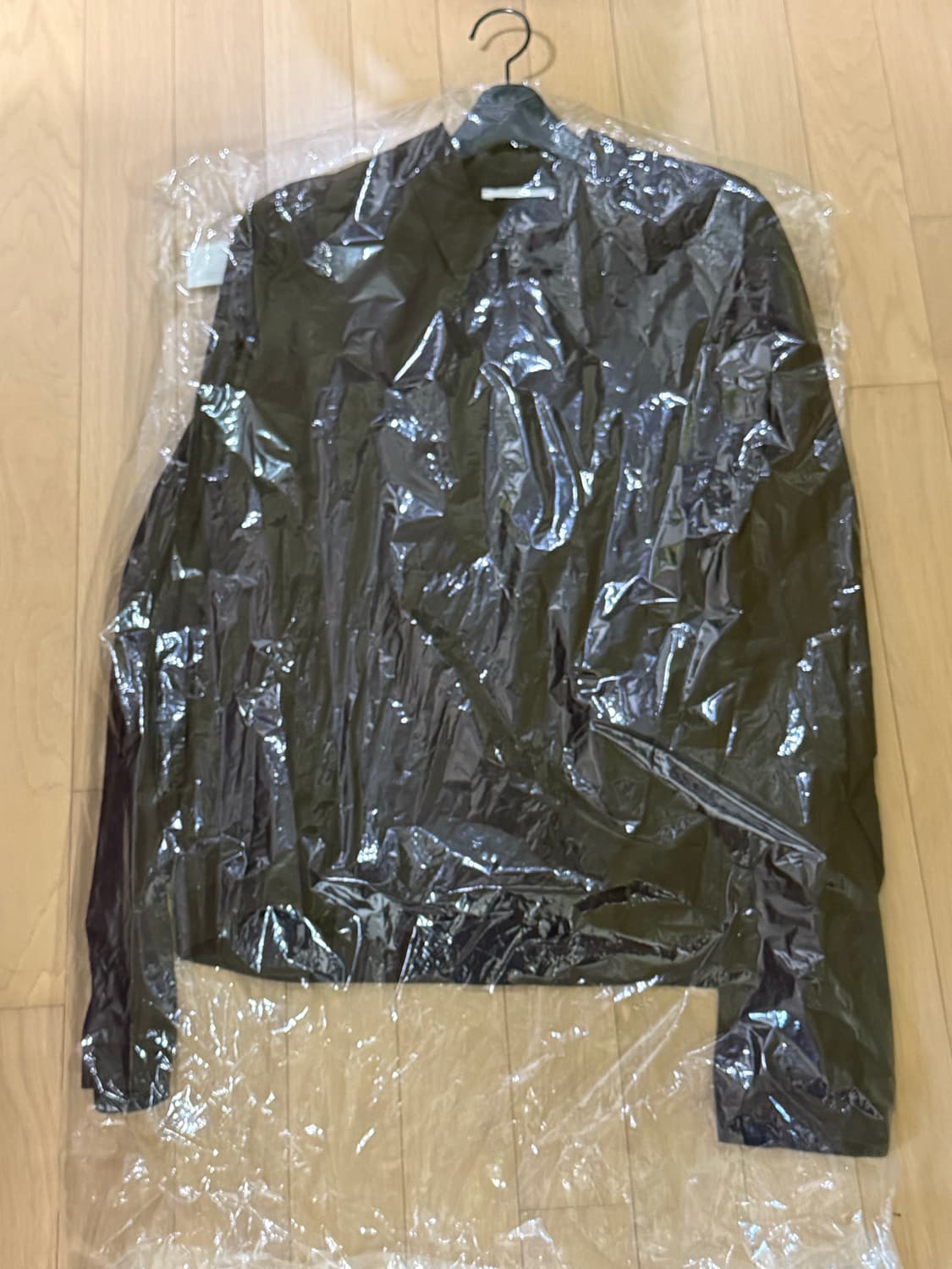 [L] 아모멘토 SHEER ZIP-UP SHIRTS 셔츠자켓 버건디 상품이미지5