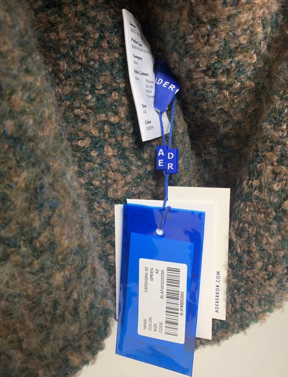 Ader error 아더에러 밍글 가디건  상품이미지4