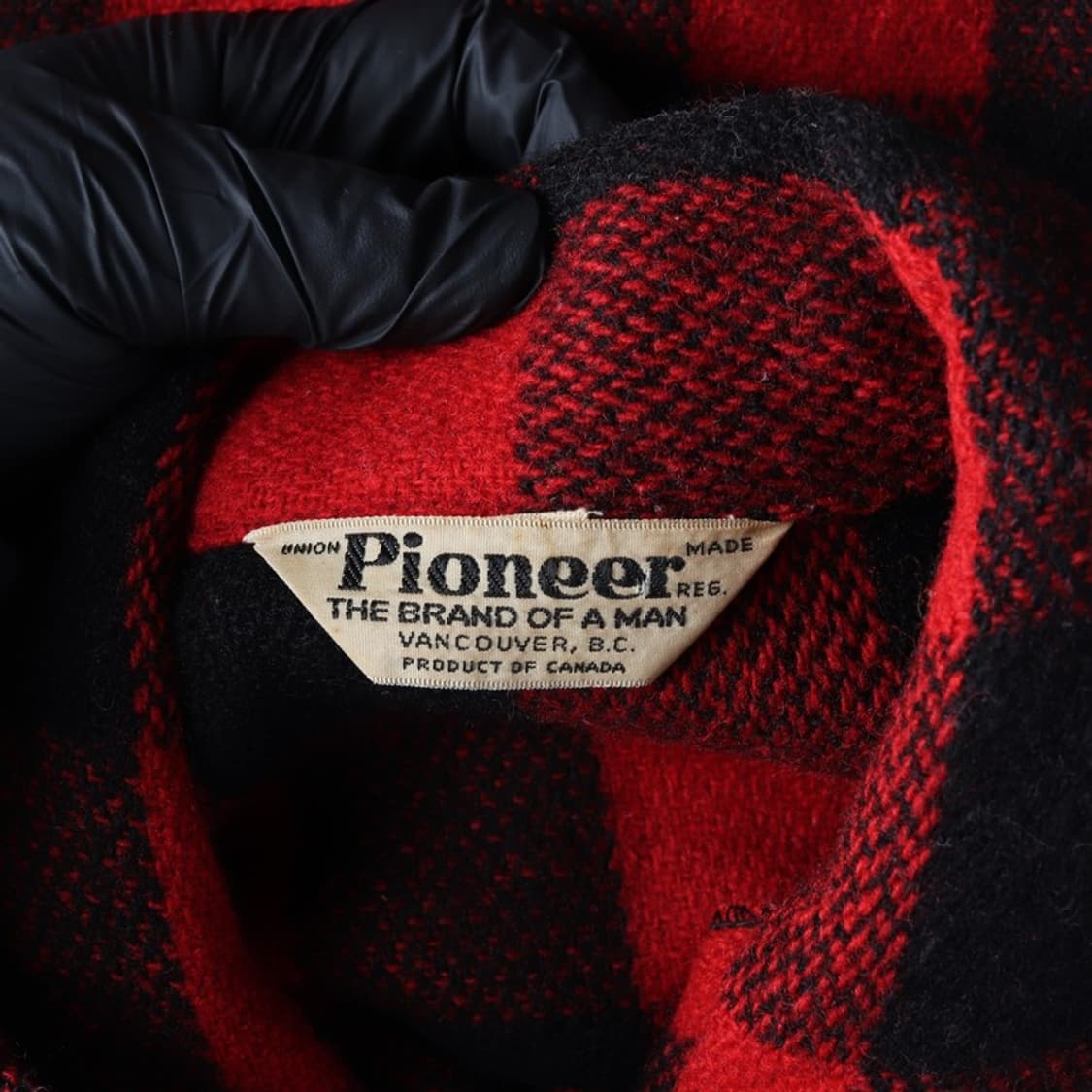 Pioneer 캐나다산 버팔로 체크 울 셔츠 자켓 F 상품이미지5
