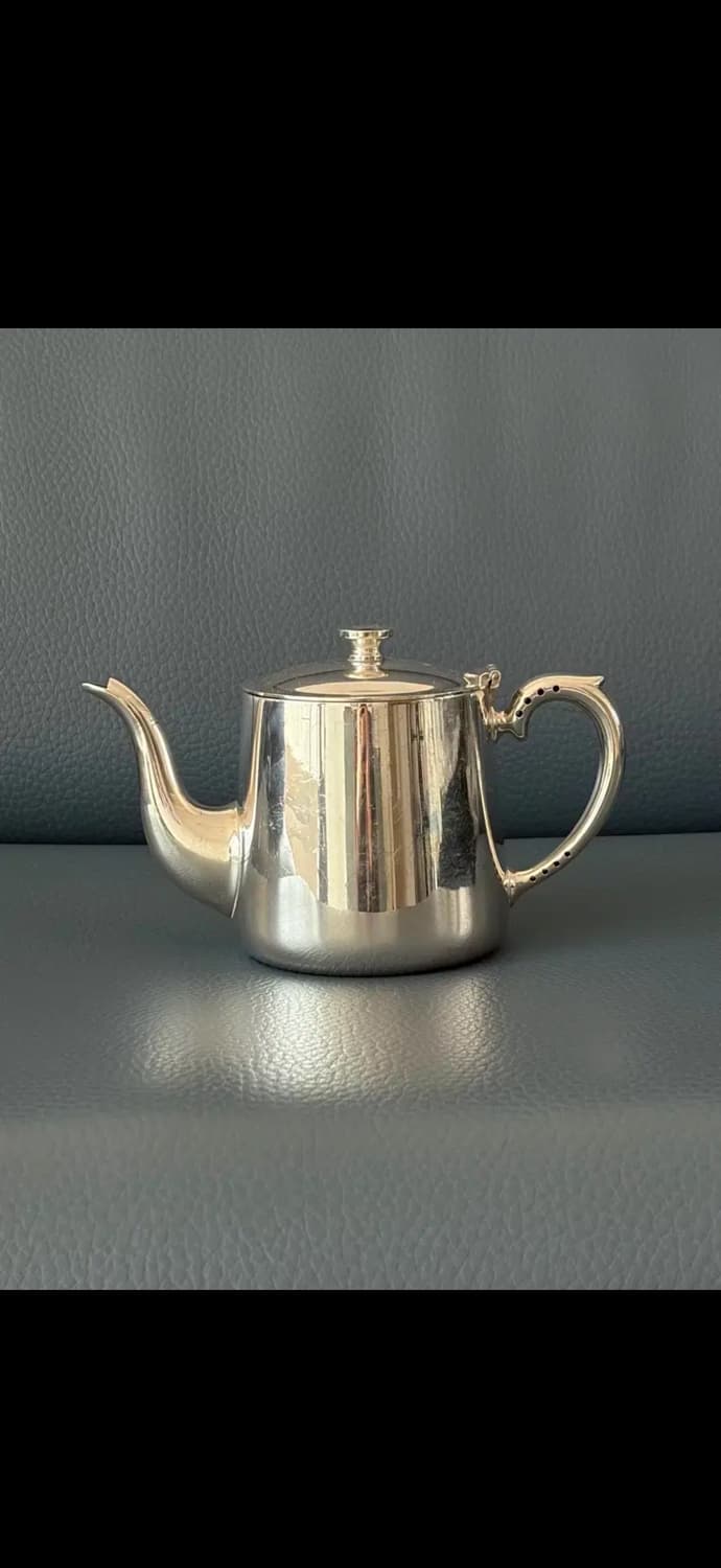 영국 셰필드 실버 티팟  상품이미지1