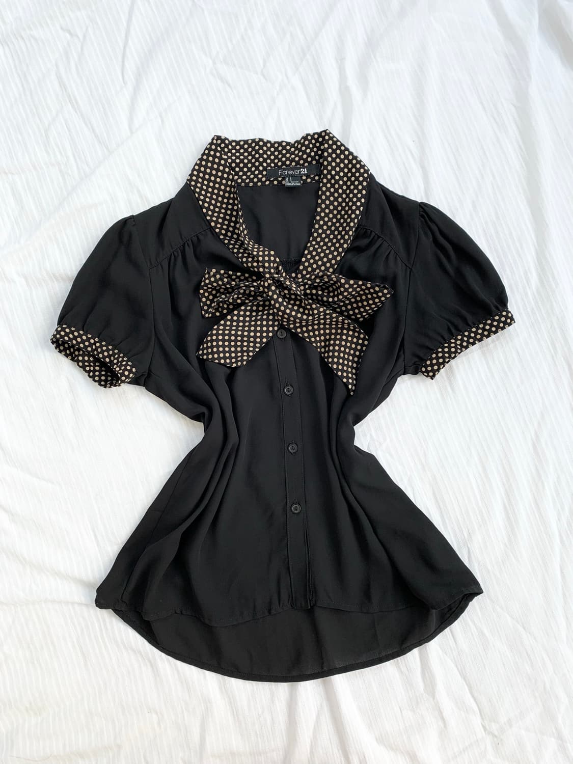 Forever21 도트 공겜여주깔 블라우스 상품이미지1