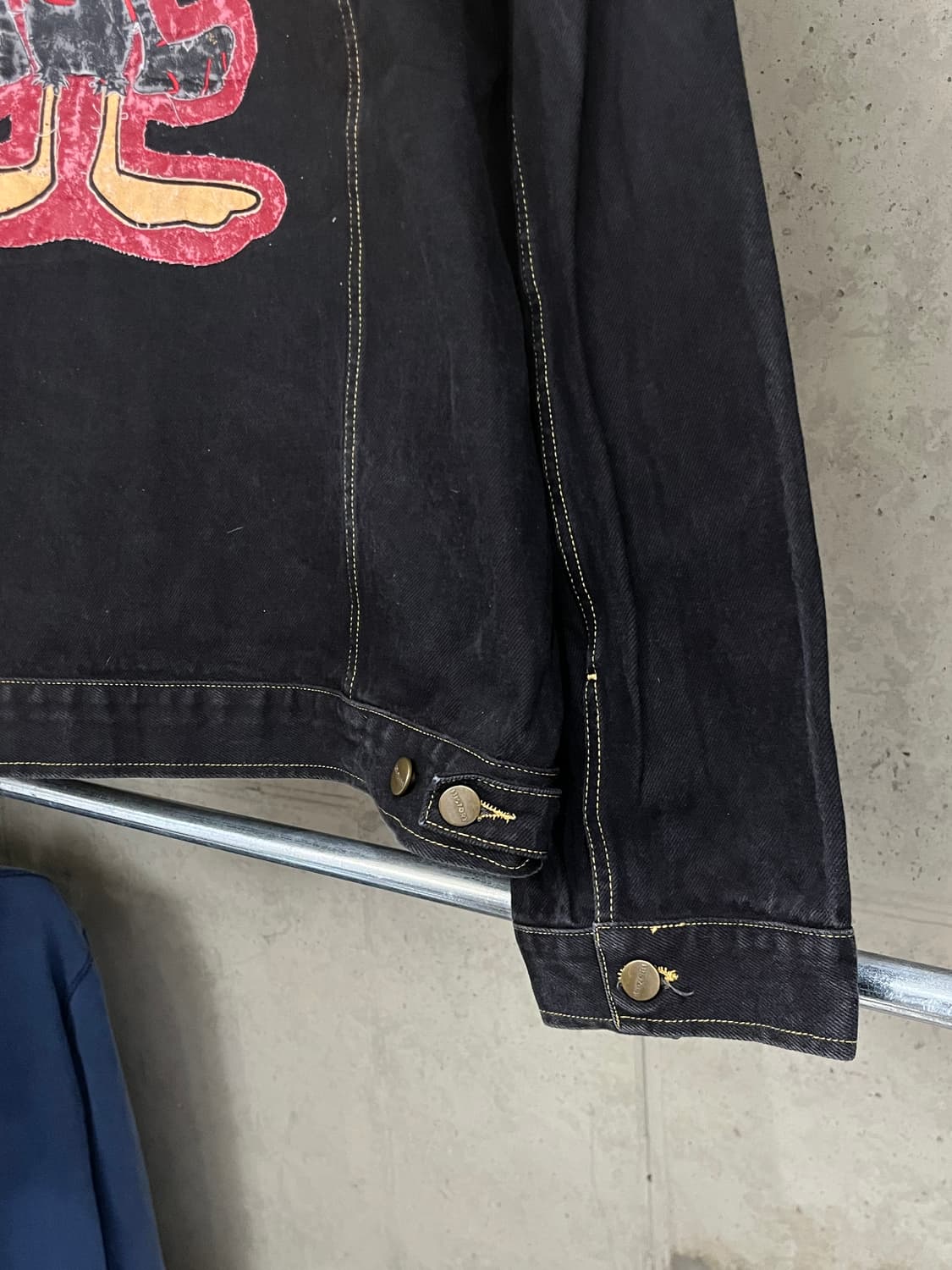 90s ITALY DONALD DUCK DENIM JACKET 상품이미지8