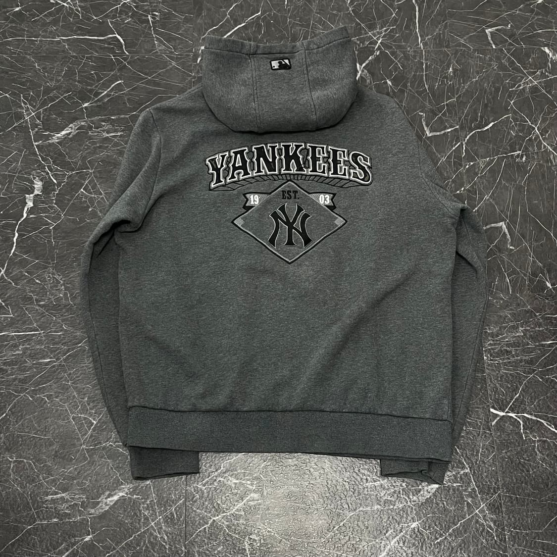 2XL MLB 양키스 패치워크 후드티  상품이미지2