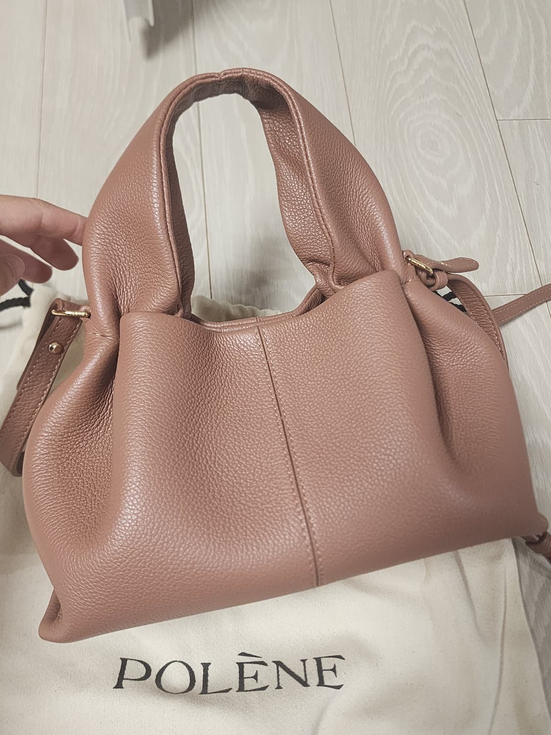 폴렌느 누메로 네프 미니 토트백 블러쉬 팝니다 상품이미지2