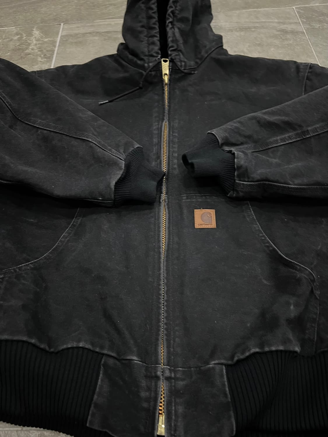 (XL) 칼하트 덕 액티브 후드자켓 J130 BLK 블랙 상품이미지7