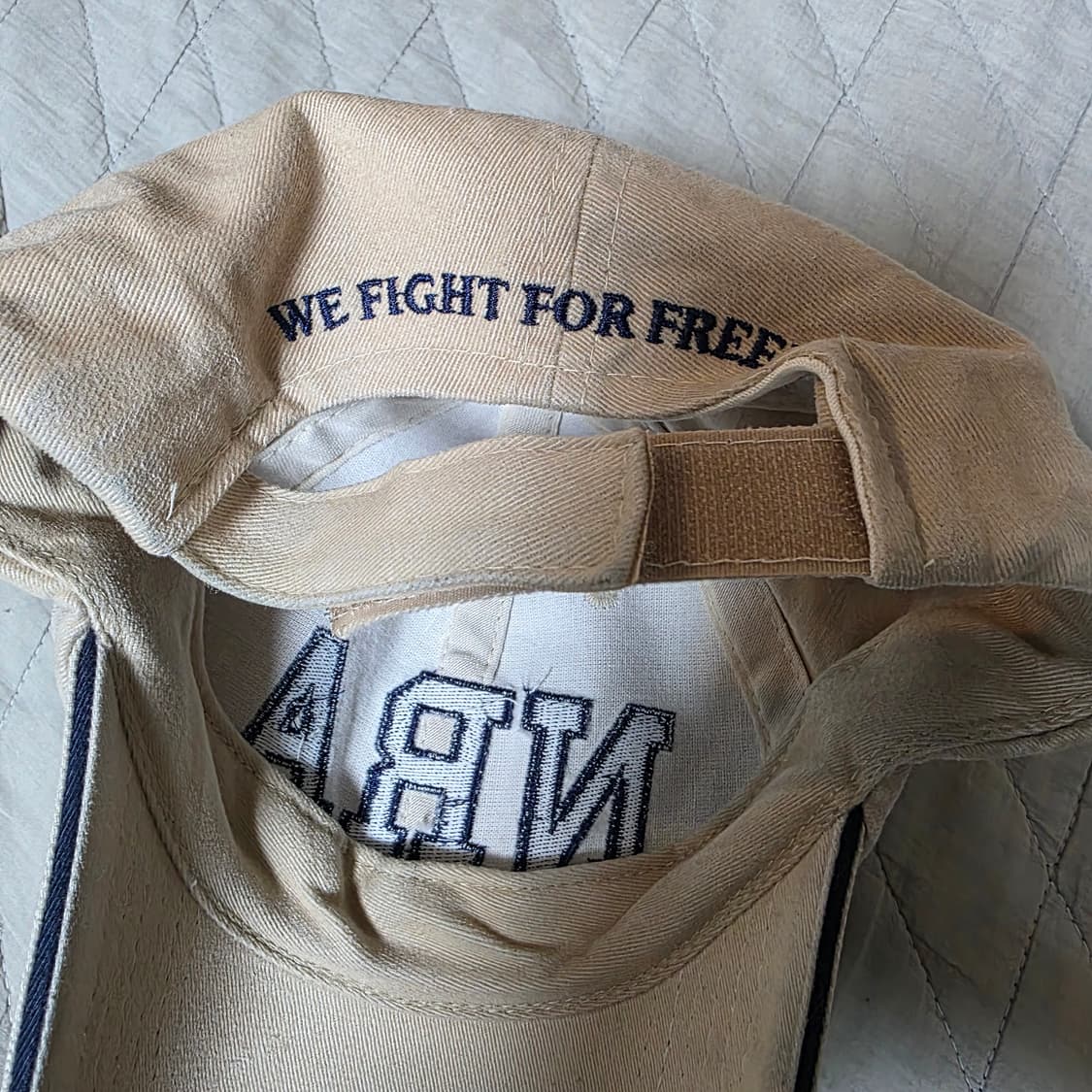 [OS] 빈티지 NRA 로고 6패널 볼캡 베이지 상품이미지4