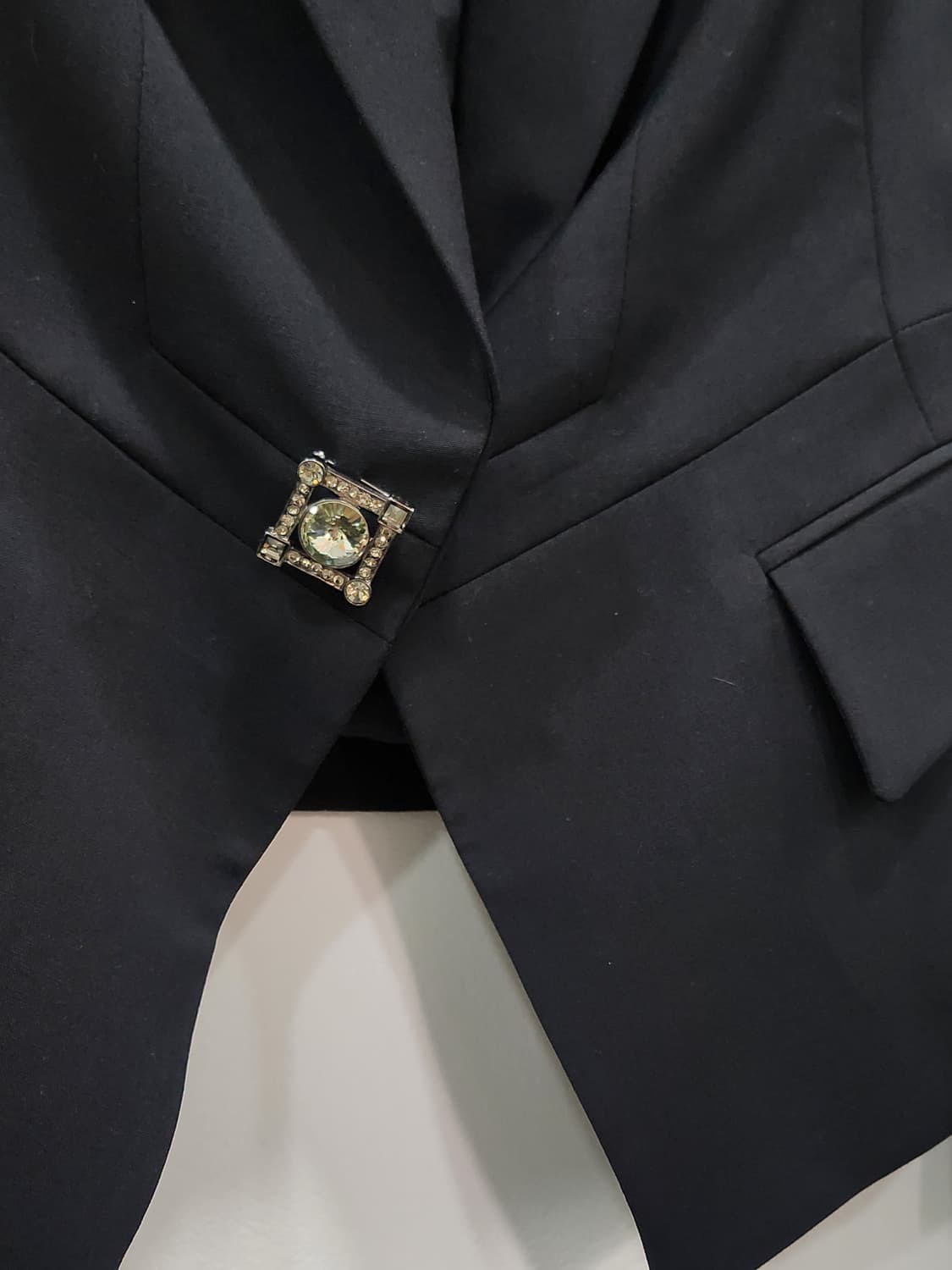 [85] 미샤 블랙 모100% 블레이저 자켓 여성 85사이즈 상품이미지3