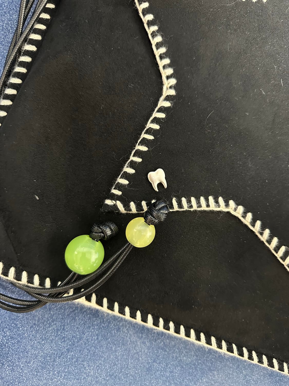 스티치 스웨이드 대왕 별 크로스백 JPN 하구미 스즈코 하라주쿠 상품이미지3