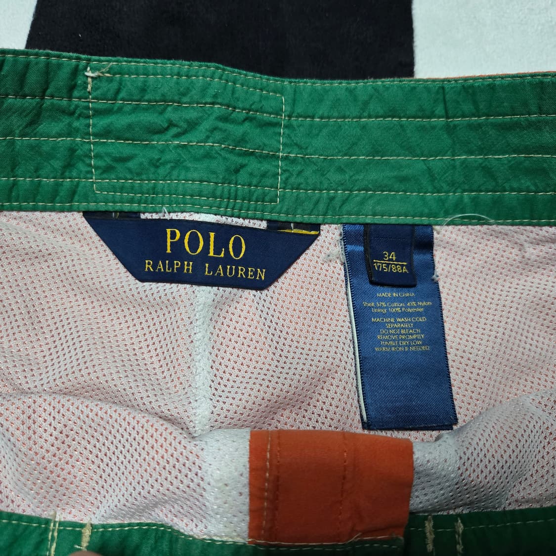 34 폴로랄프로렌 빅포니 스윔팬츠 수영복 오렌지 상품이미지4