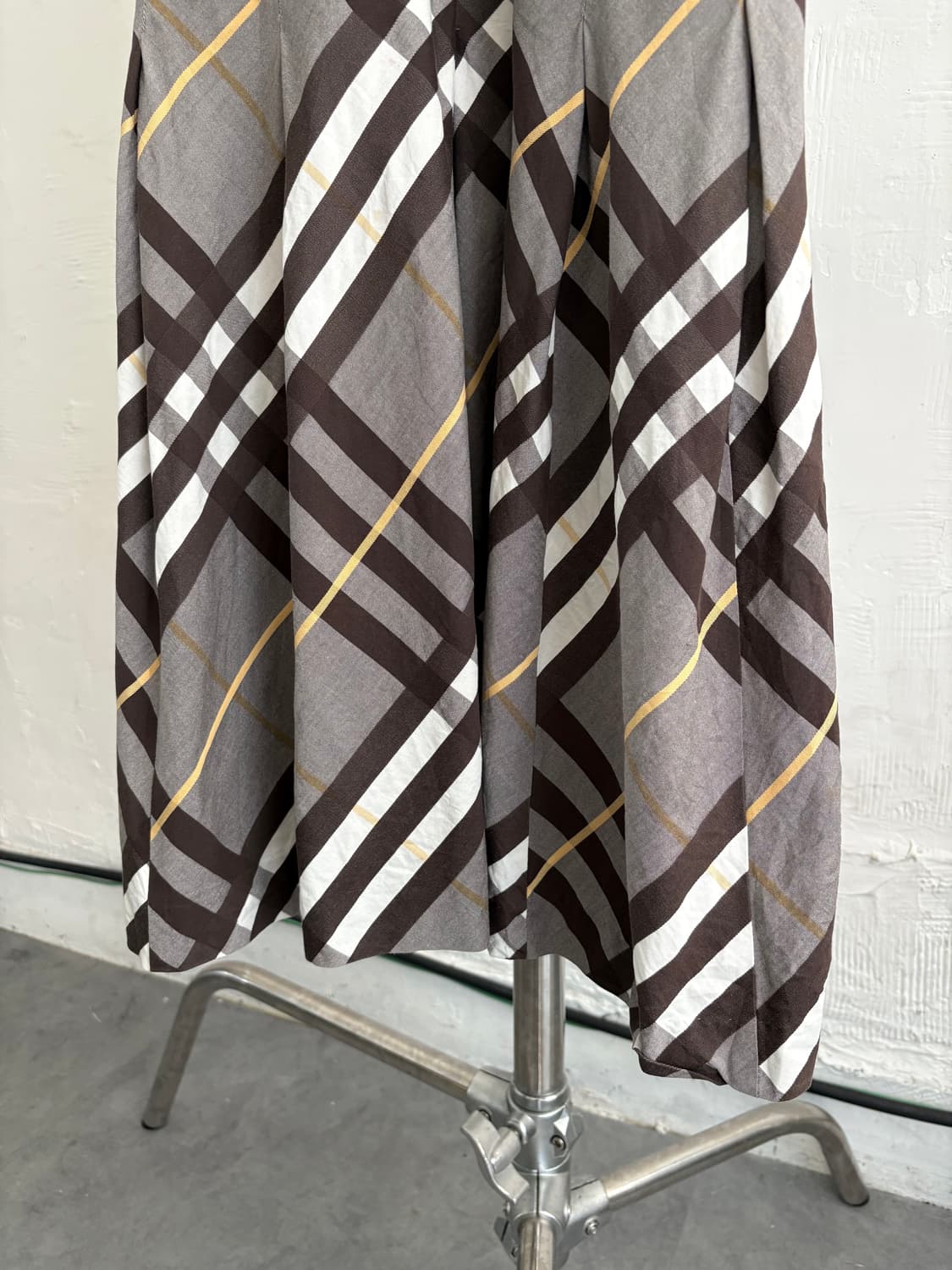 Burberry 버버리 체크 벨티드 셔츠 원피스 상품이미지4