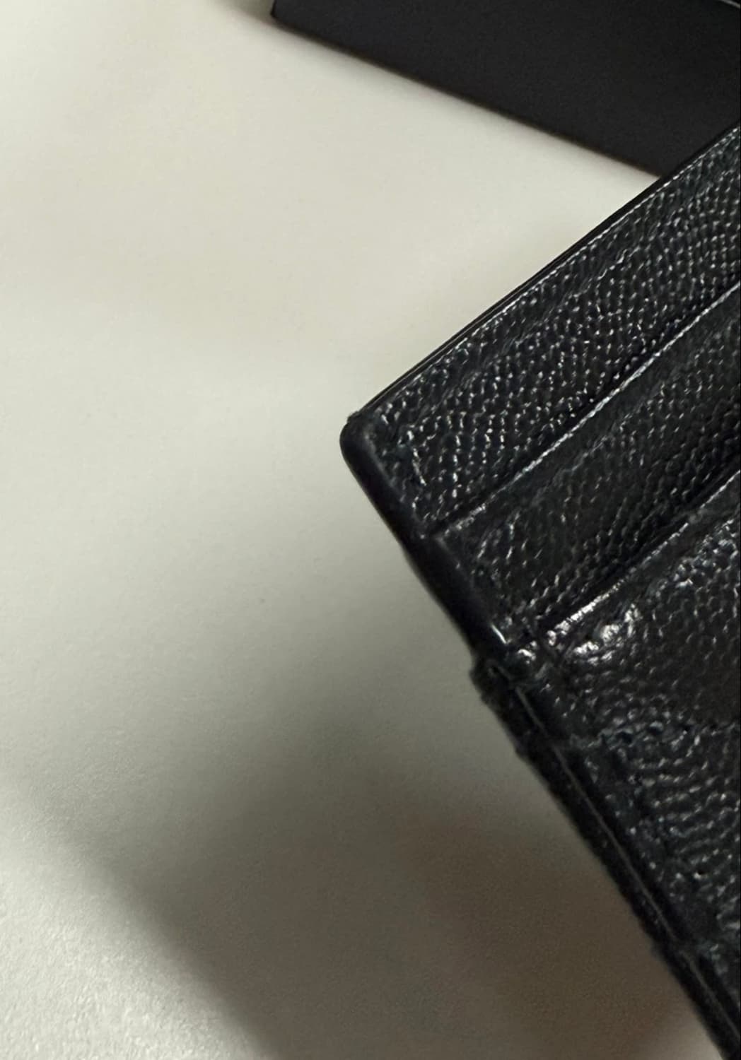 생로랑 모노그램 은장 블랙 카드지갑 풀박스 상태A 상품이미지7