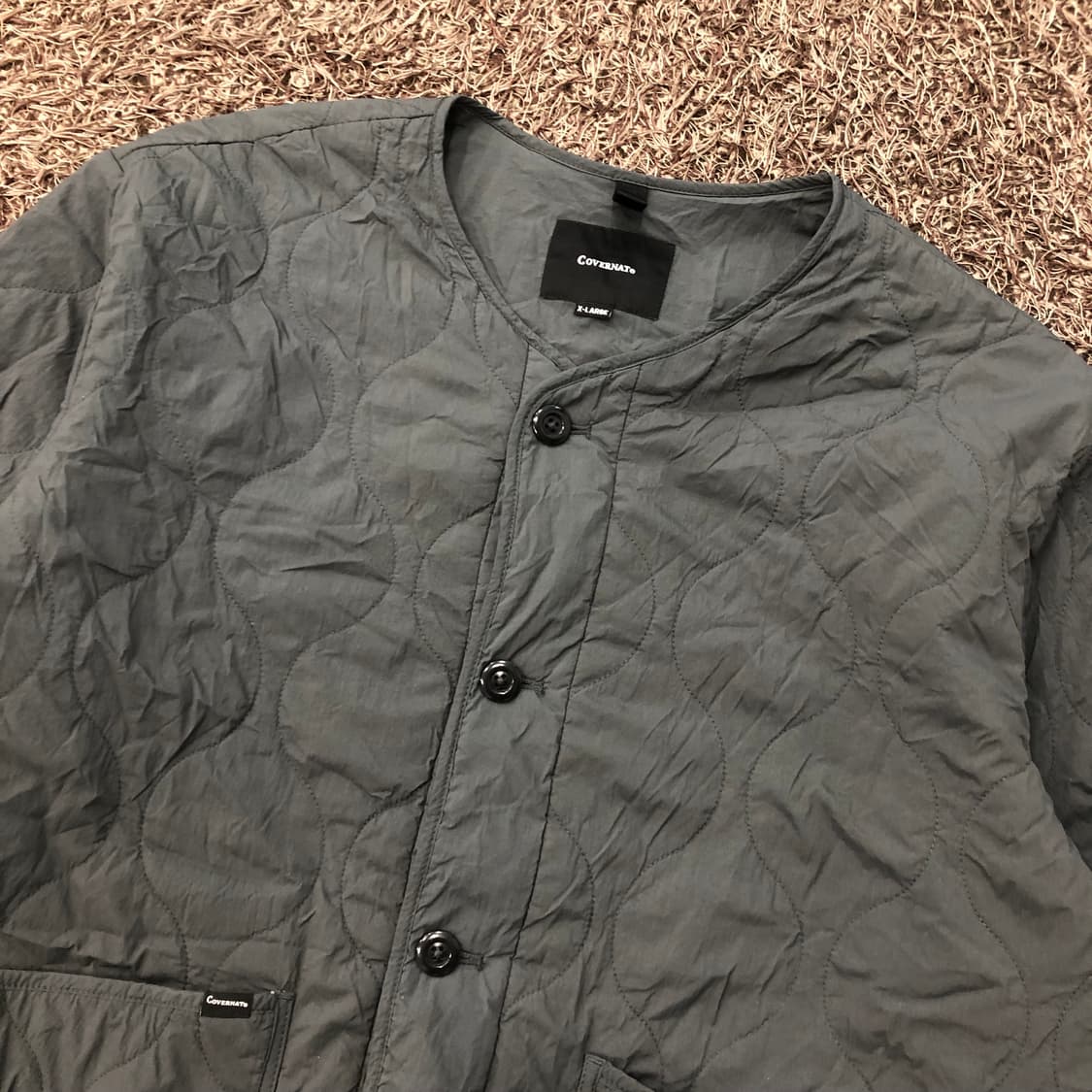XL 커버낫 퀄팅 자켓 상품이미지2