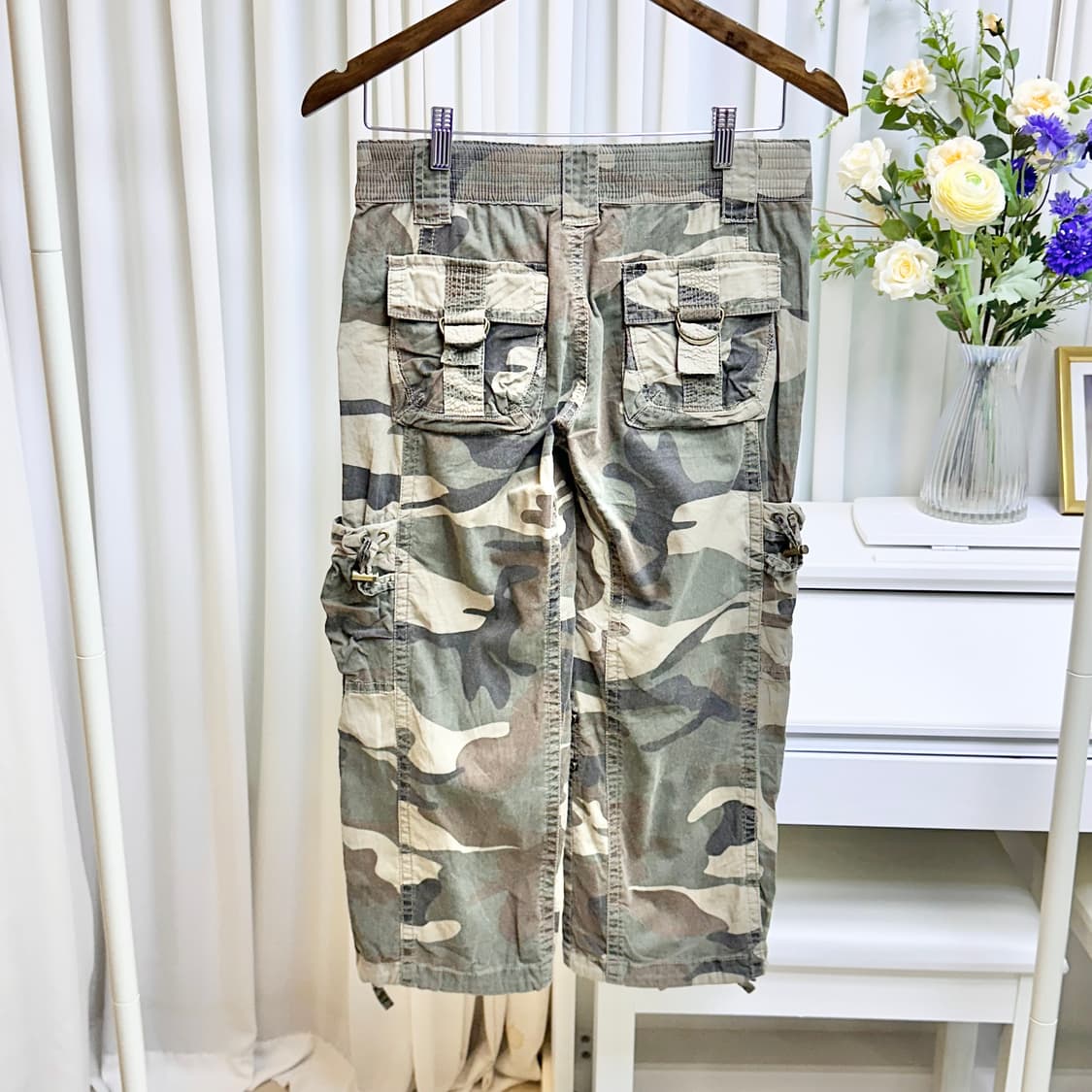 Y2k 카모플라쥬 밀리터리 카고팬츠 상품이미지2