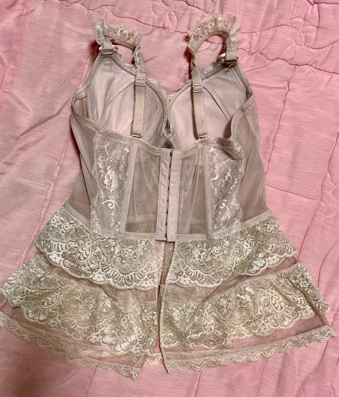 레이스 쉐이프웨어 라이트핑크 상품이미지2