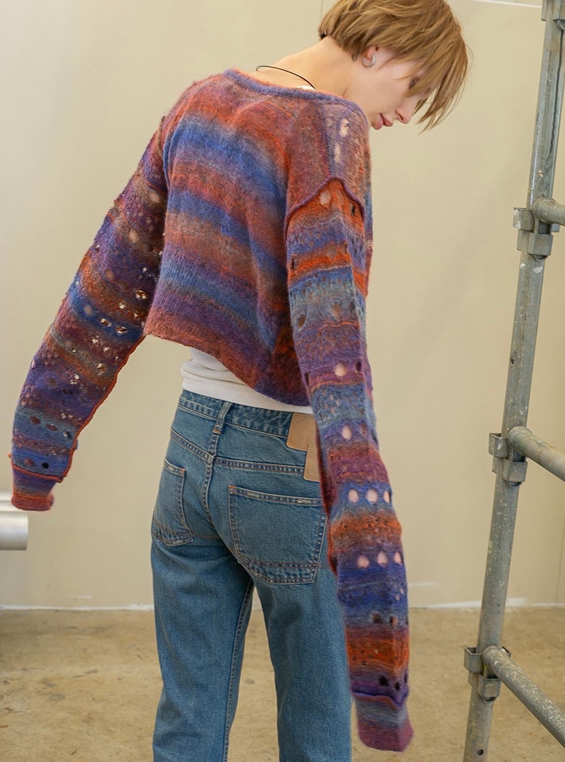 퍼버즈 모헤어 니트 가디건 상품이미지4