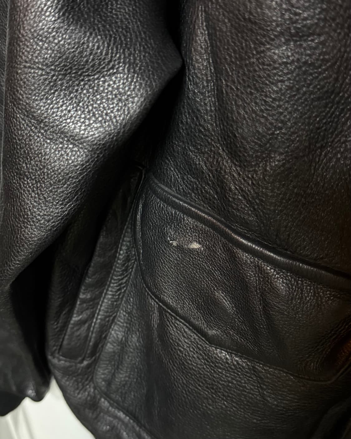 90-00‘s 게임 스포츠웨어 레더 봄버자켓 M 상품이미지4