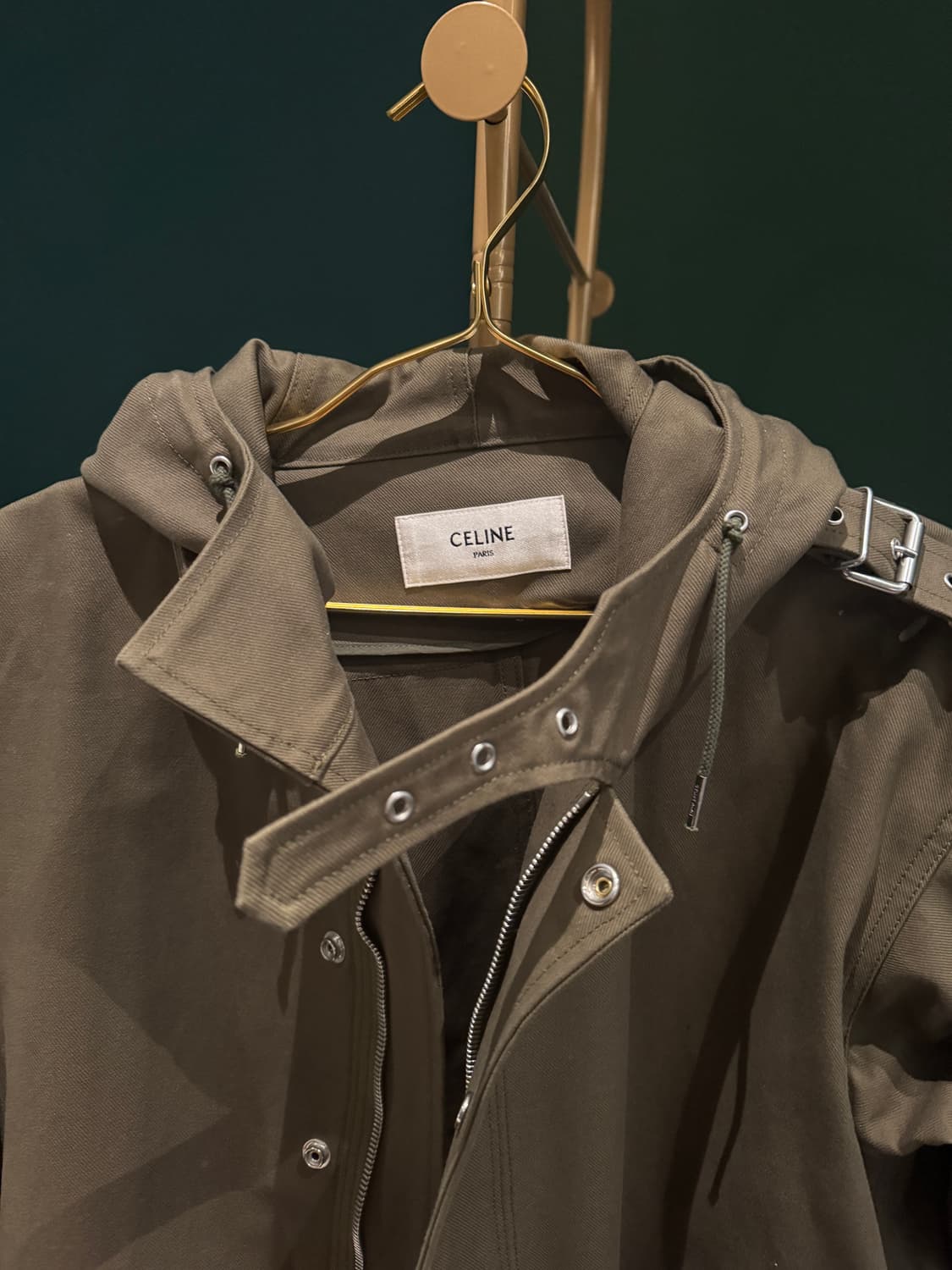 셀린느 야상코트 카키 19FW 에디슬리먼 크리스찬마클레이 36사이즈 상품이미지6