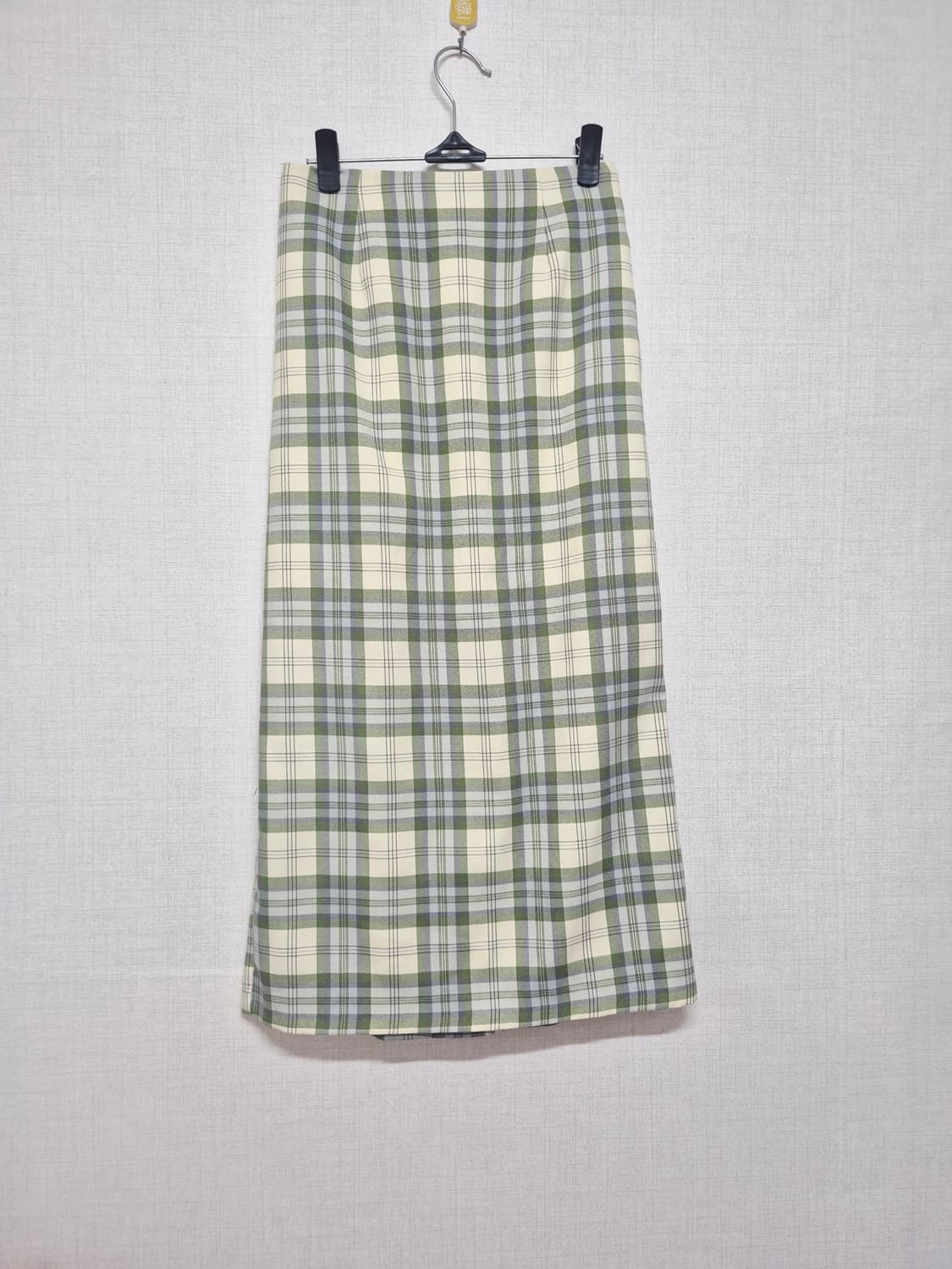 체크 롱 스커트 상품이미지1