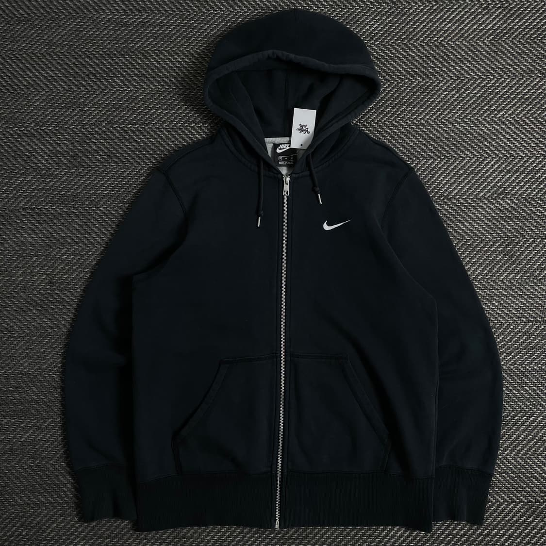 나이키 스우시로고 블랙 미니멀 후드집업 y 3191 상품이미지2