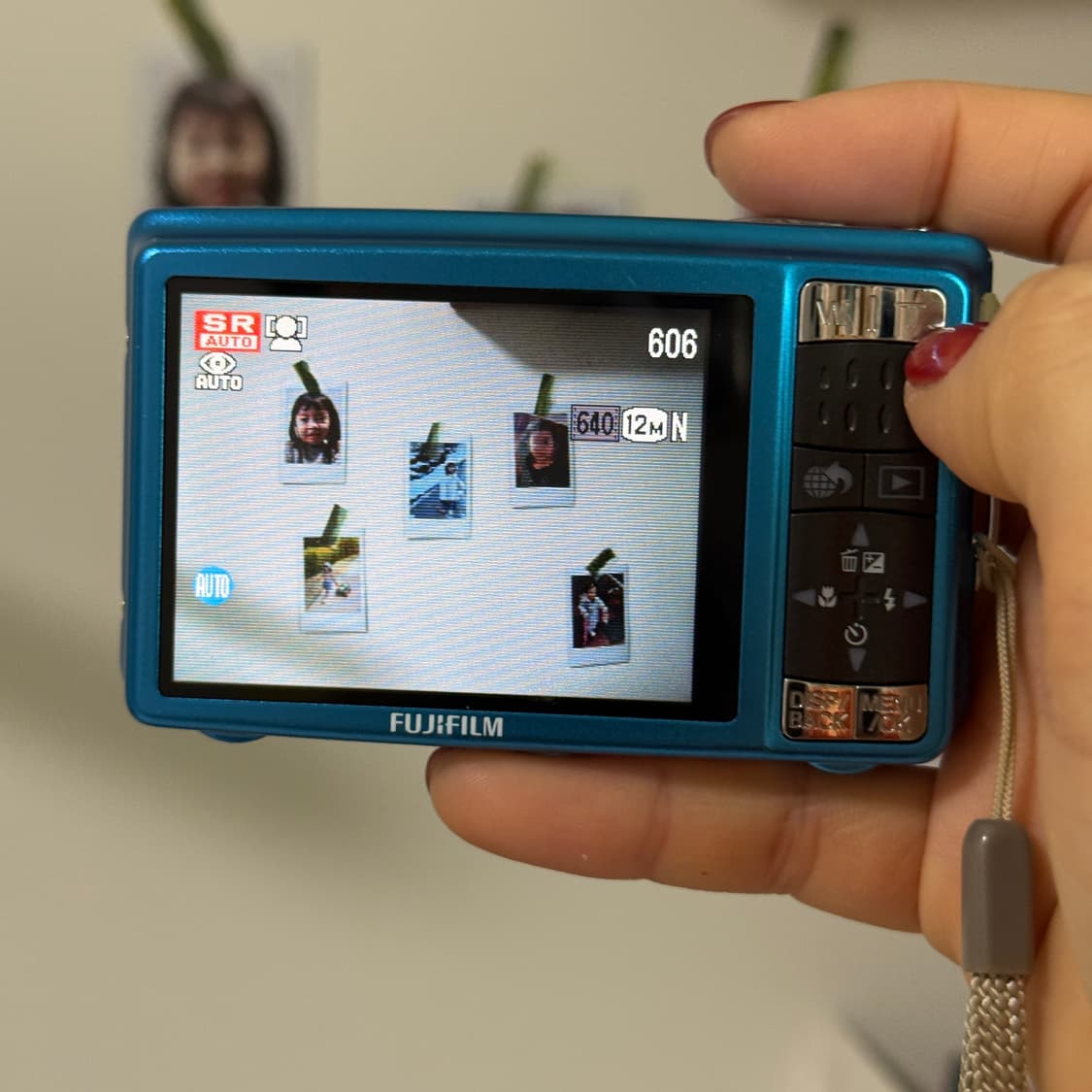 후지필름 파인픽스 z70 빈티지 디카 디지털카메라 블루 상품이미지8