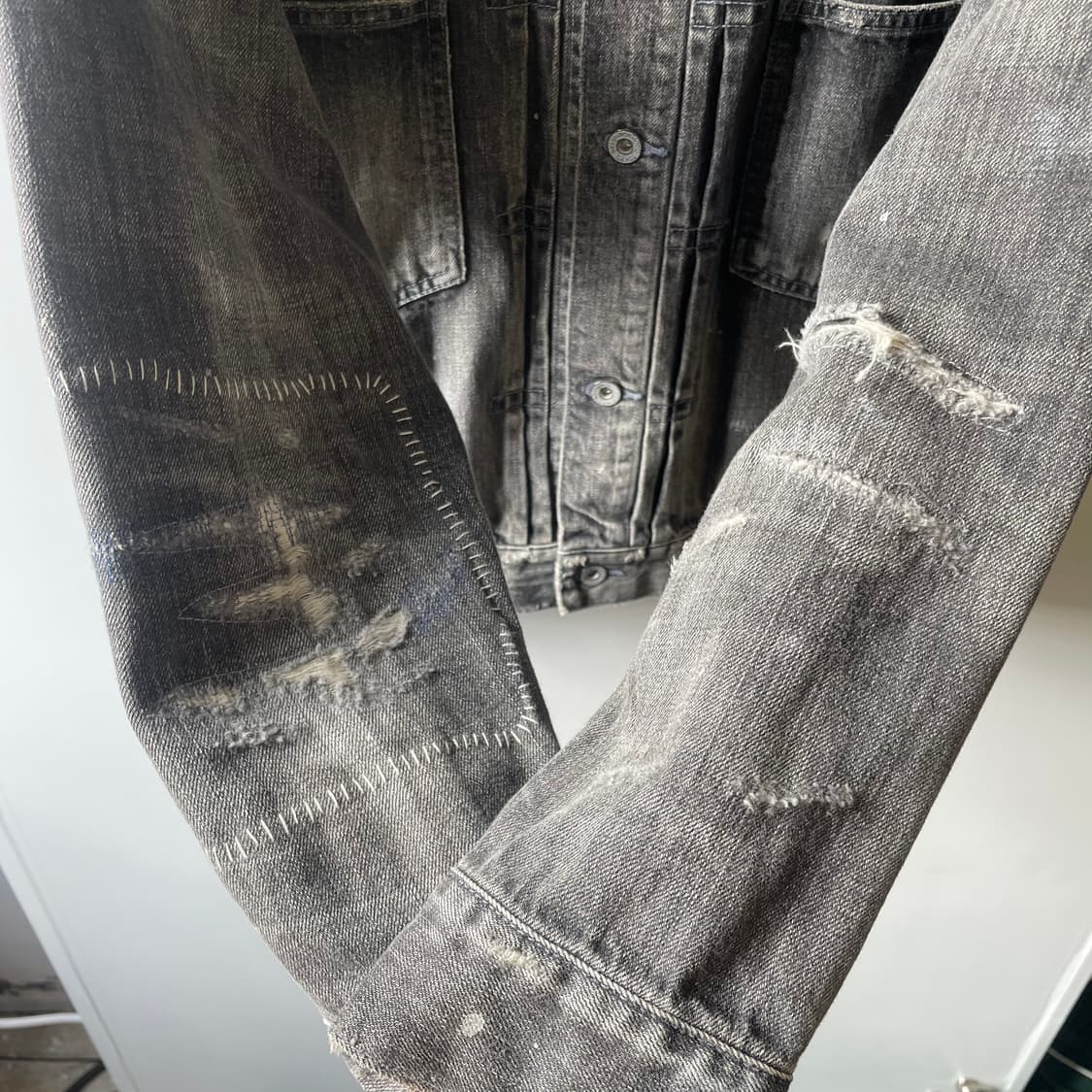 네이버후드 새비지 스톡맨 타입2 데님자켓 상품이미지6