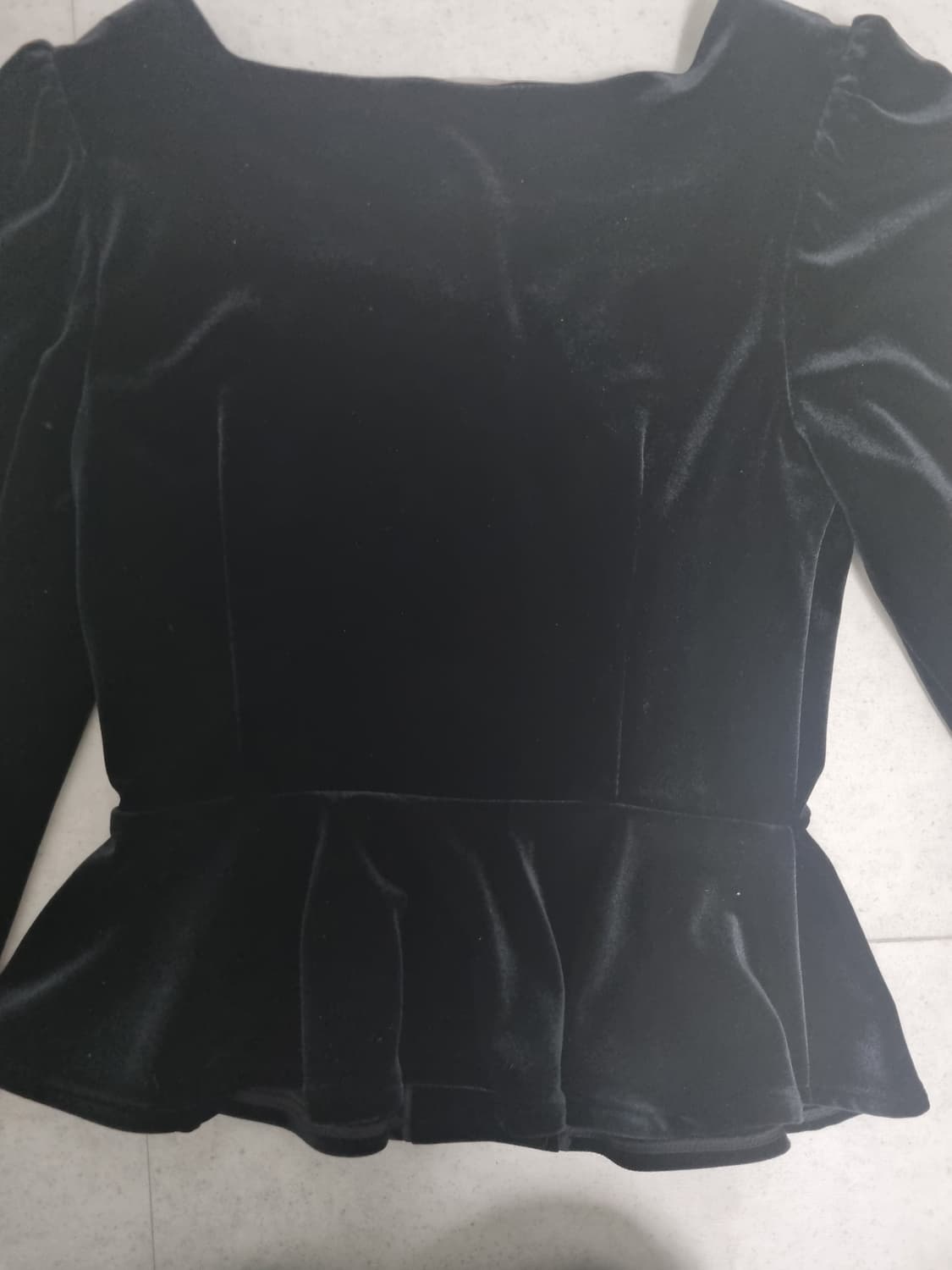 보카바카 벨벳 블라우스 상품이미지6