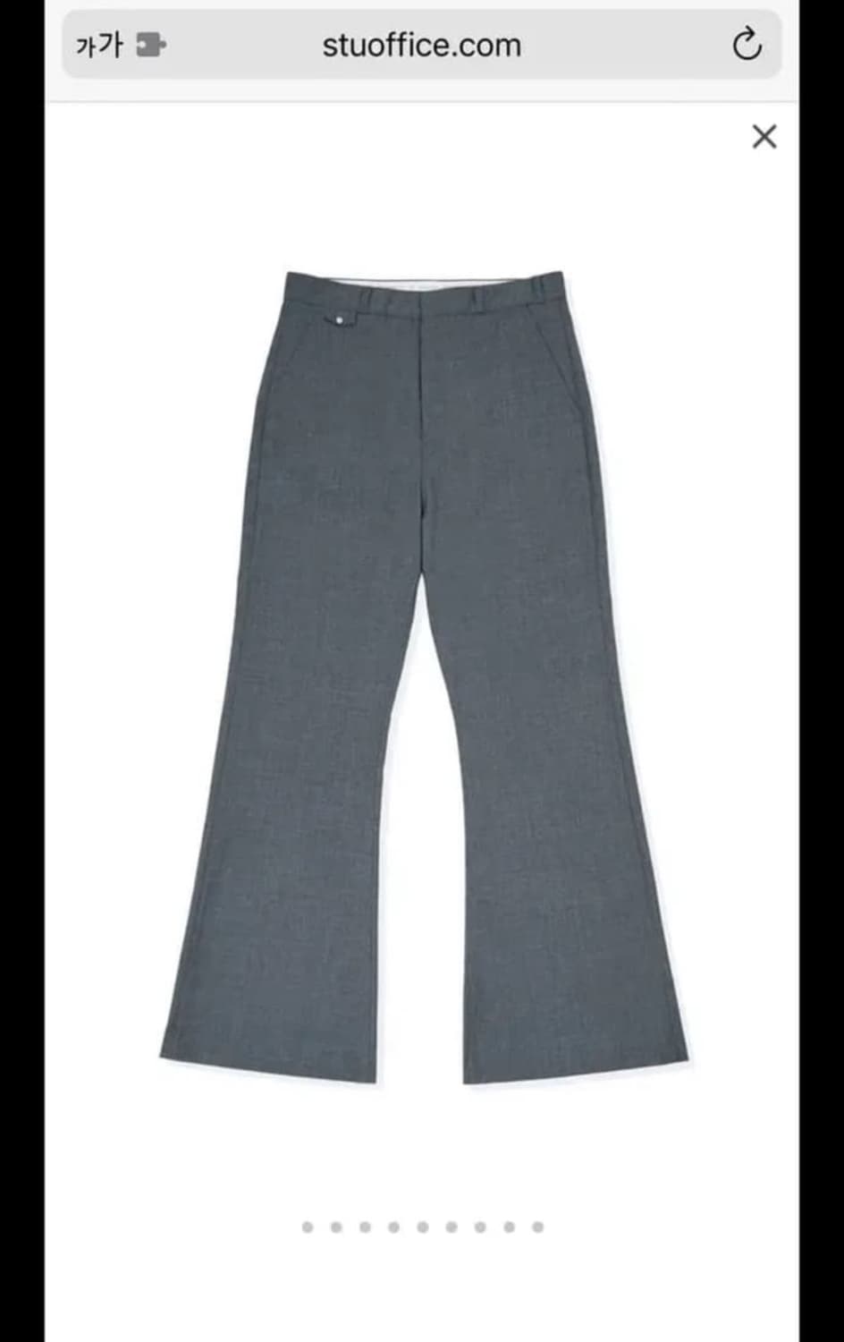 [구매] STU 미드그레이 플레어 슬랙스 S 상품이미지1