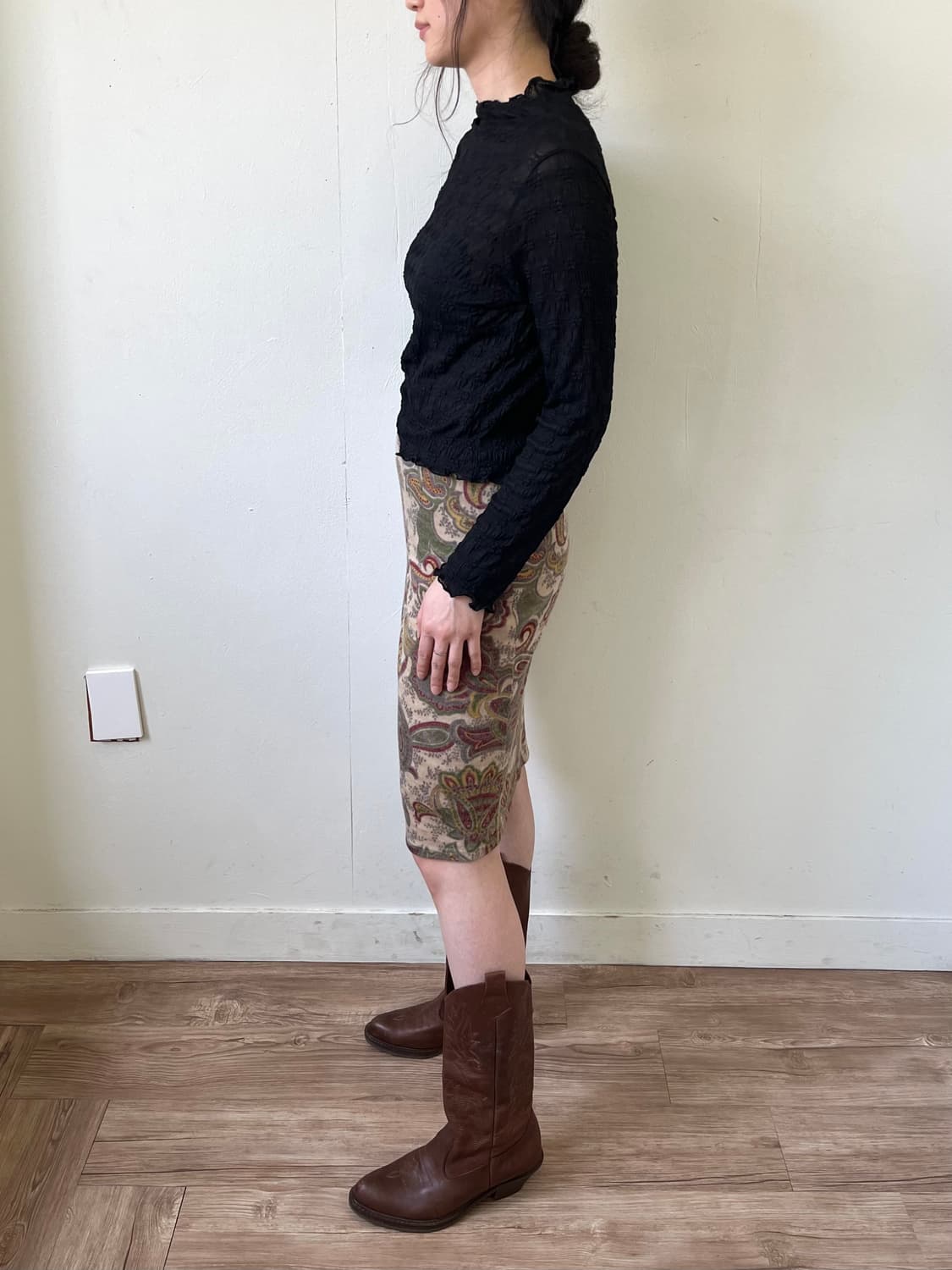 FUN 플라워 시스루 탑 상품이미지8