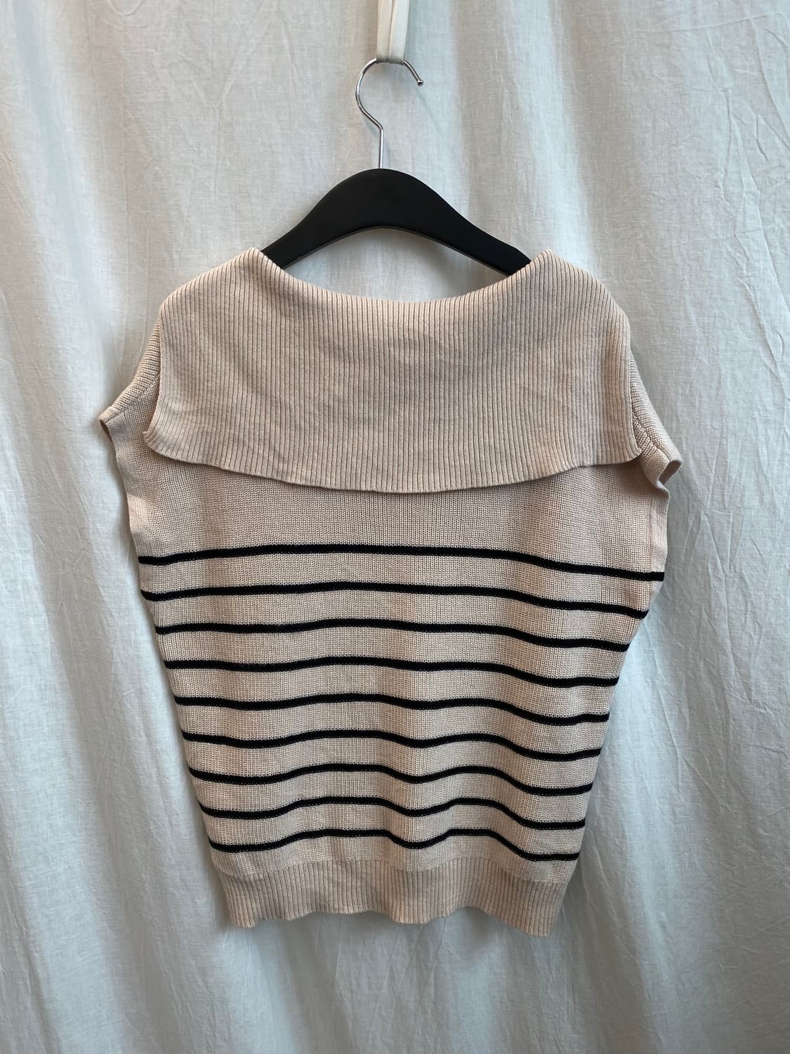 일러 스트라이프 니트베스트(M) 상품이미지8